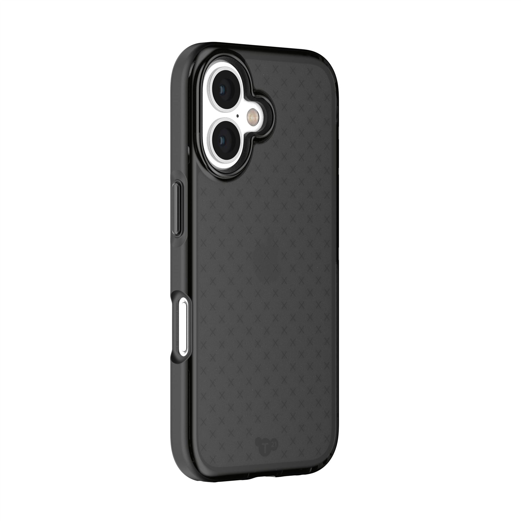 Tech21 EvoCheck iPhone 16 Handyhülle Smokey Black stoßfest