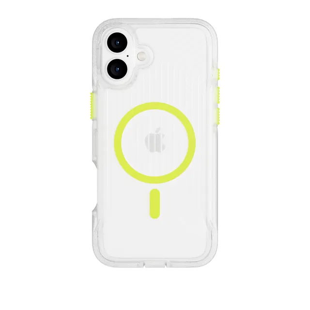Tech21 FlexPro iPhone 16 Plus Hülle Neon Green Glow
