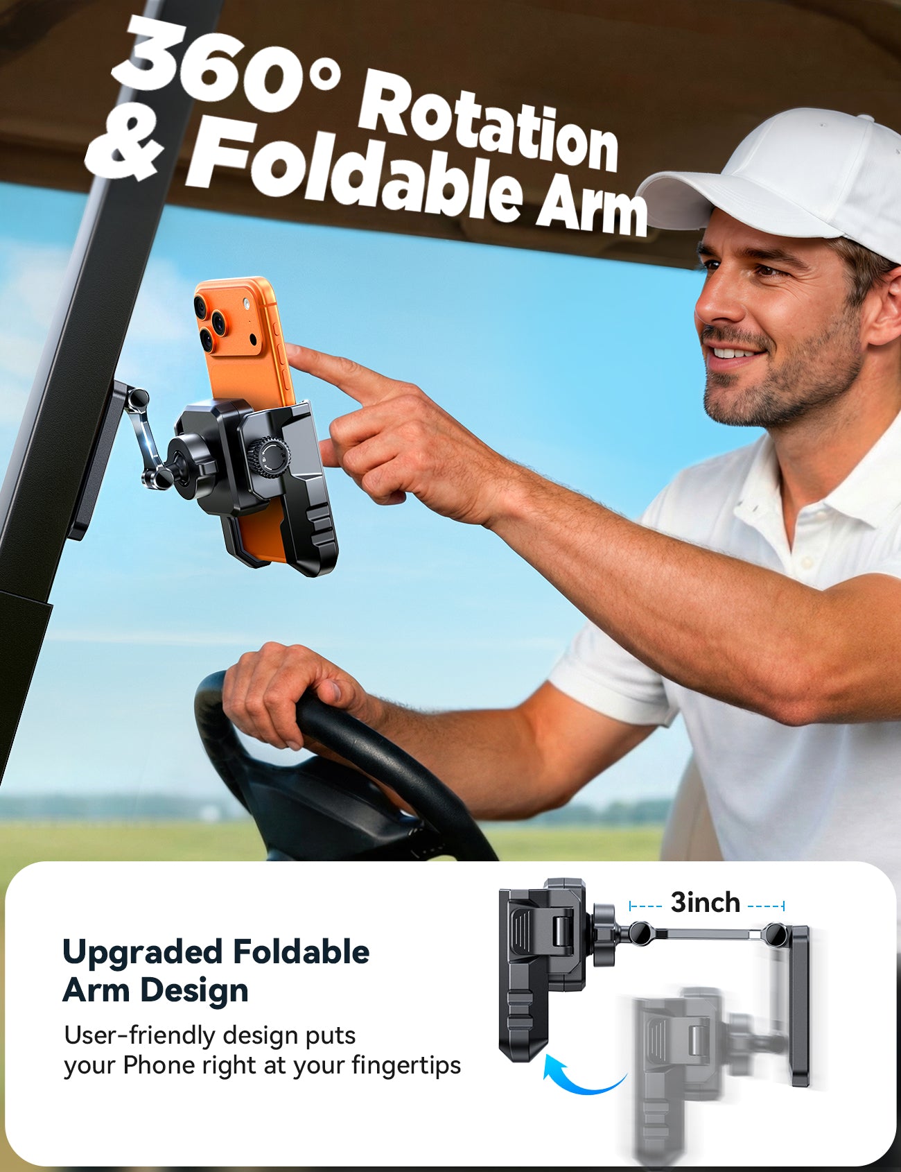 JOYROOM JR-ZS523 Handyhalter Magnetisch Golfcart 360°