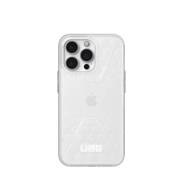UAG Civilian iPhone 13 Pro Hülle Frosted Ice transparent