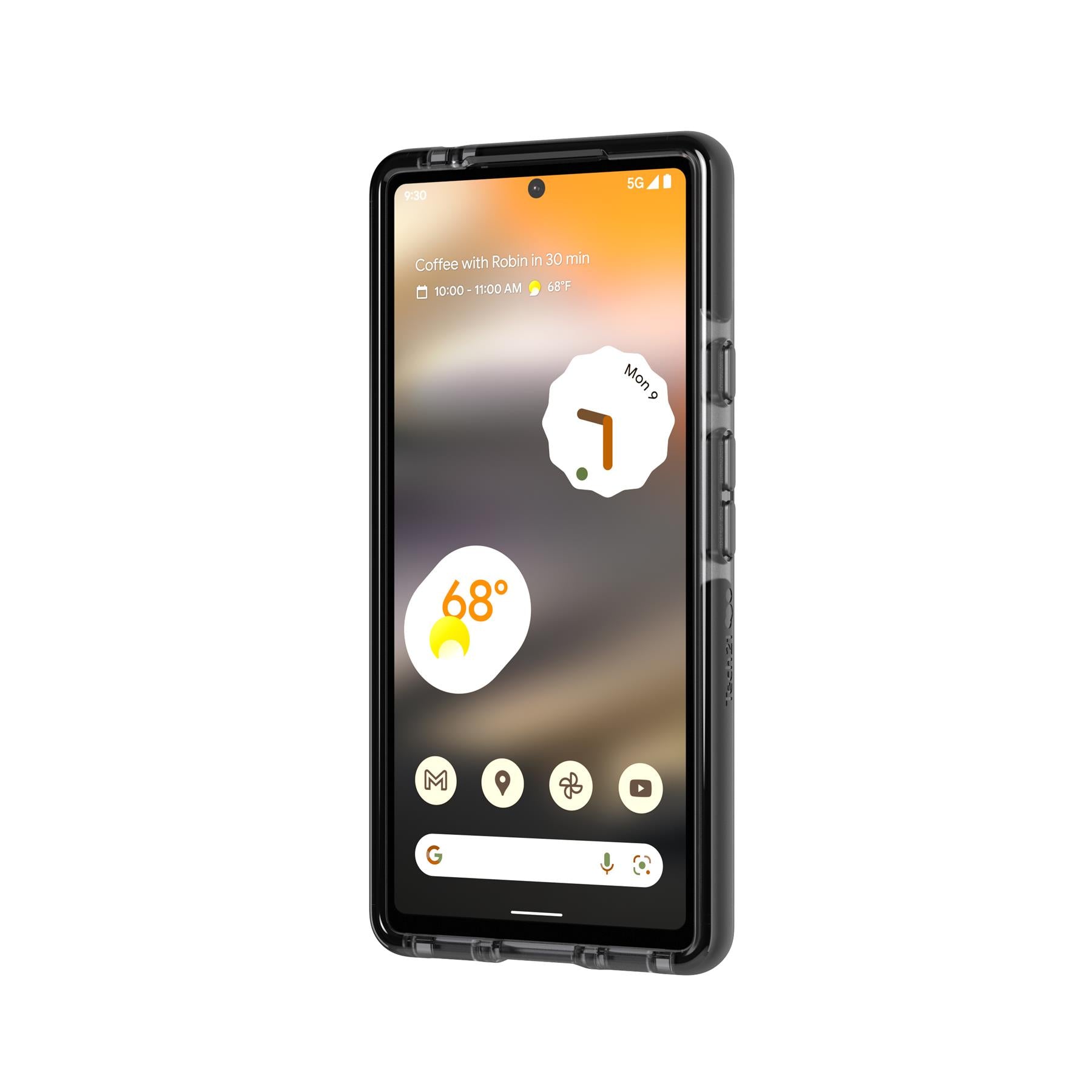 Tech21 EvoCheck Pixel 6a Hülle Smokey Black 16ft