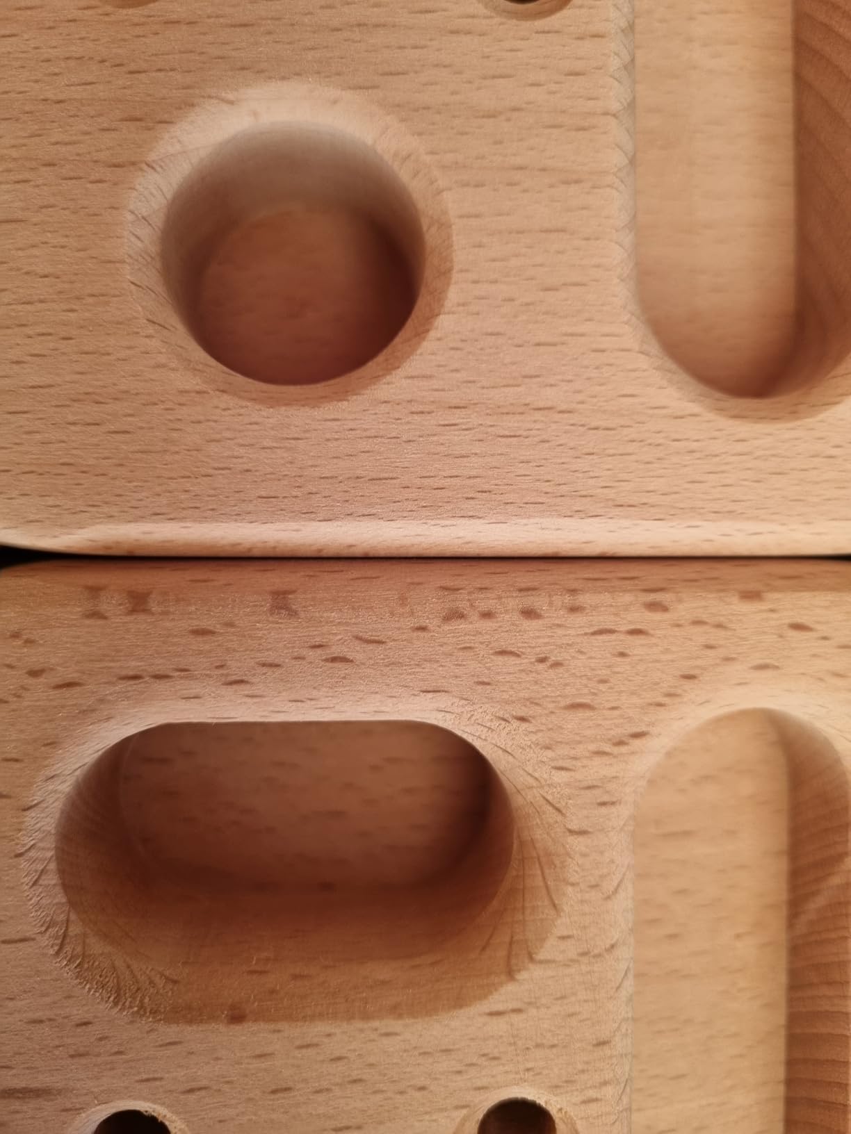 CLEVO Finger Bloc Mini Hangboard Holz tragbar