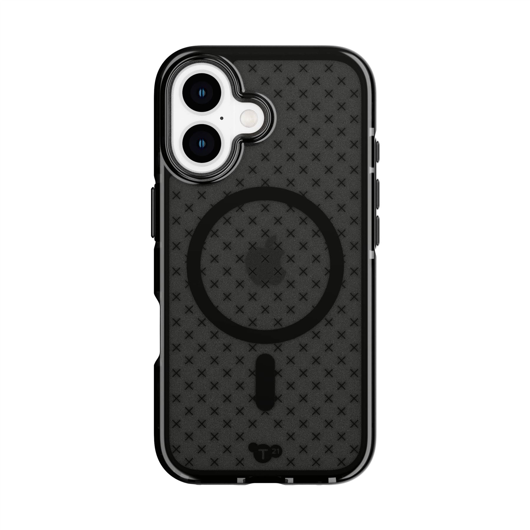 Tech21 EvoCheck iPhone 16 Hülle Smokey Black MagSafe 16ft