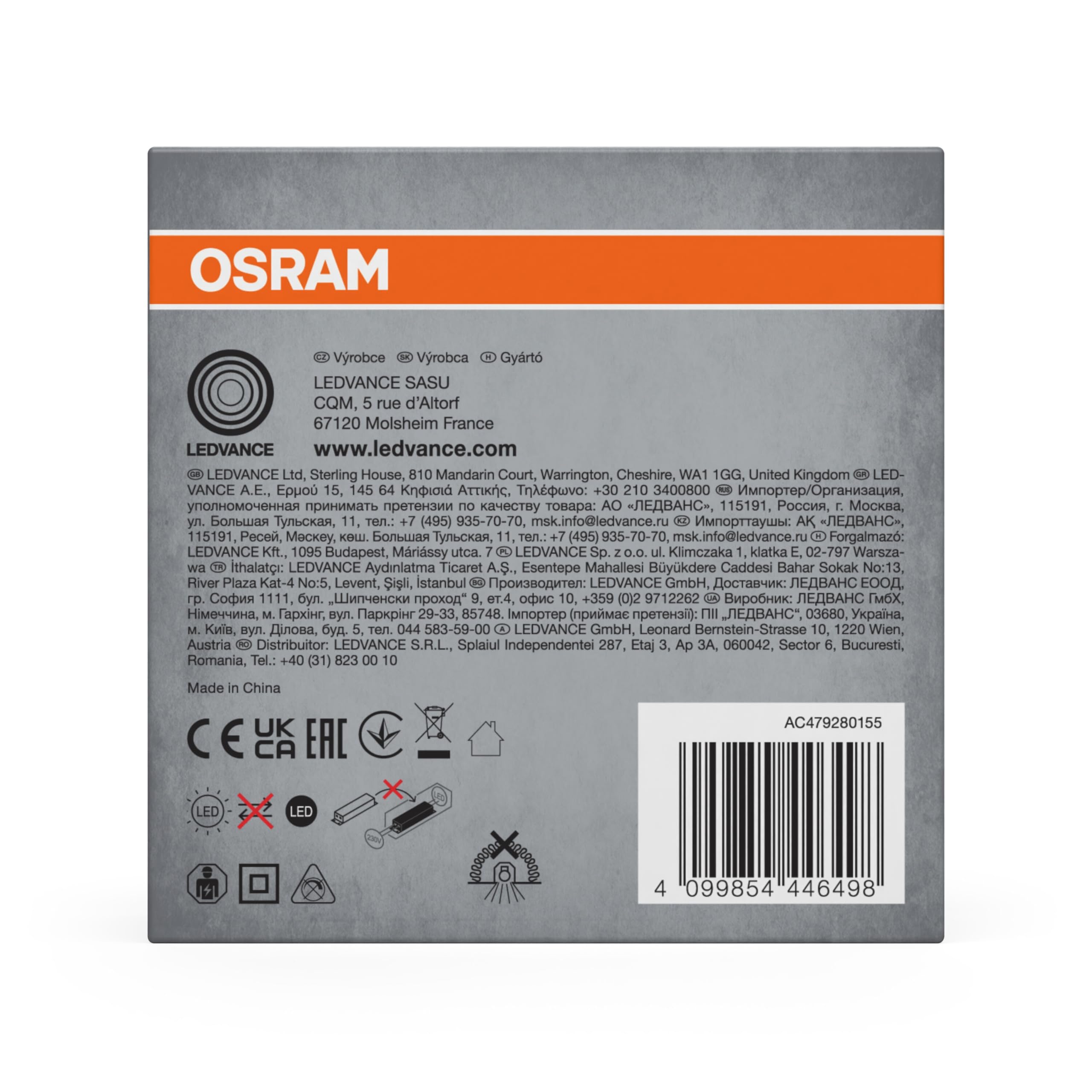 OSRAM Spot Twist Einbau-Downlight silber 5W kaltweiß