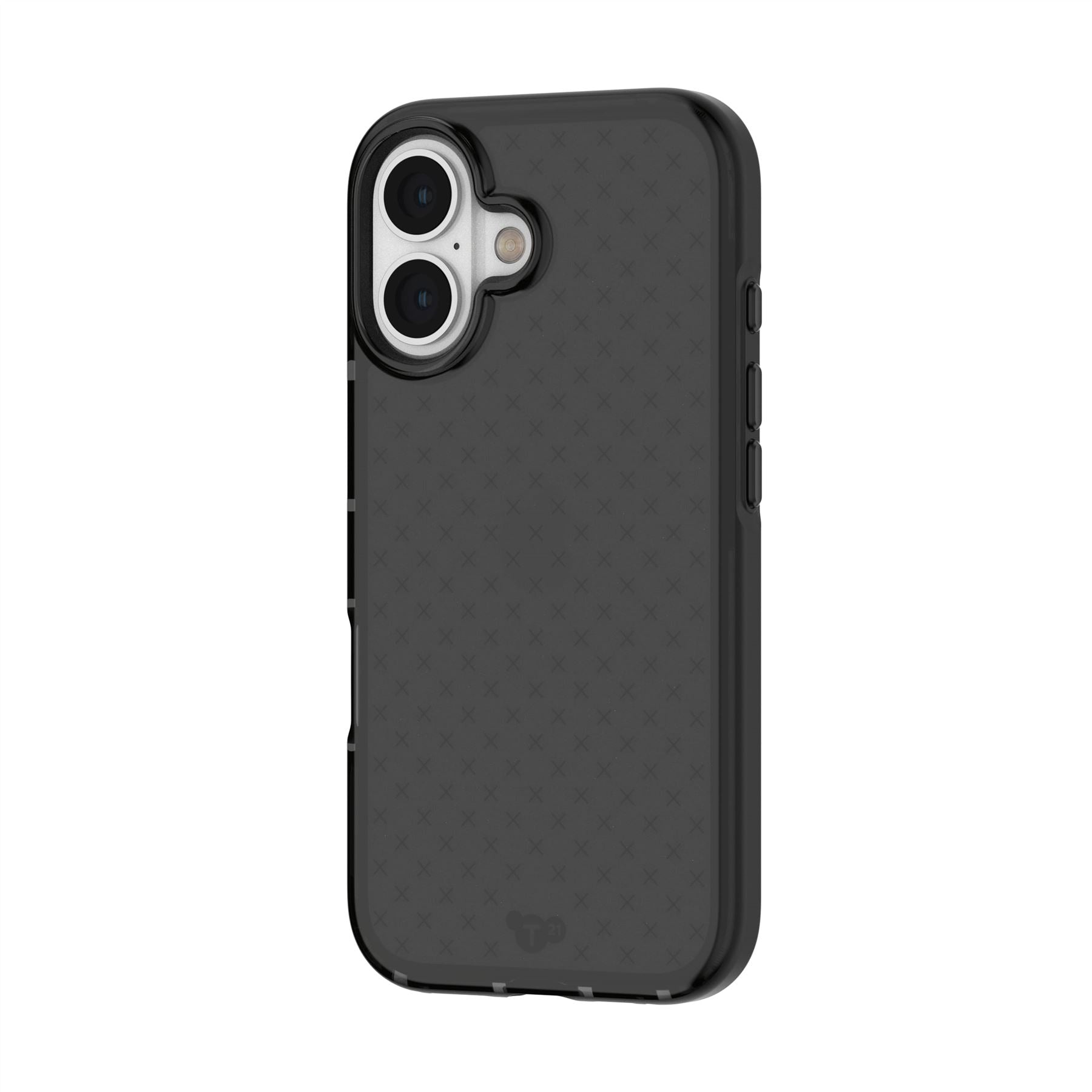 Tech21 EvoCheck iPhone 16 Handyhülle Smokey Black stoßfest