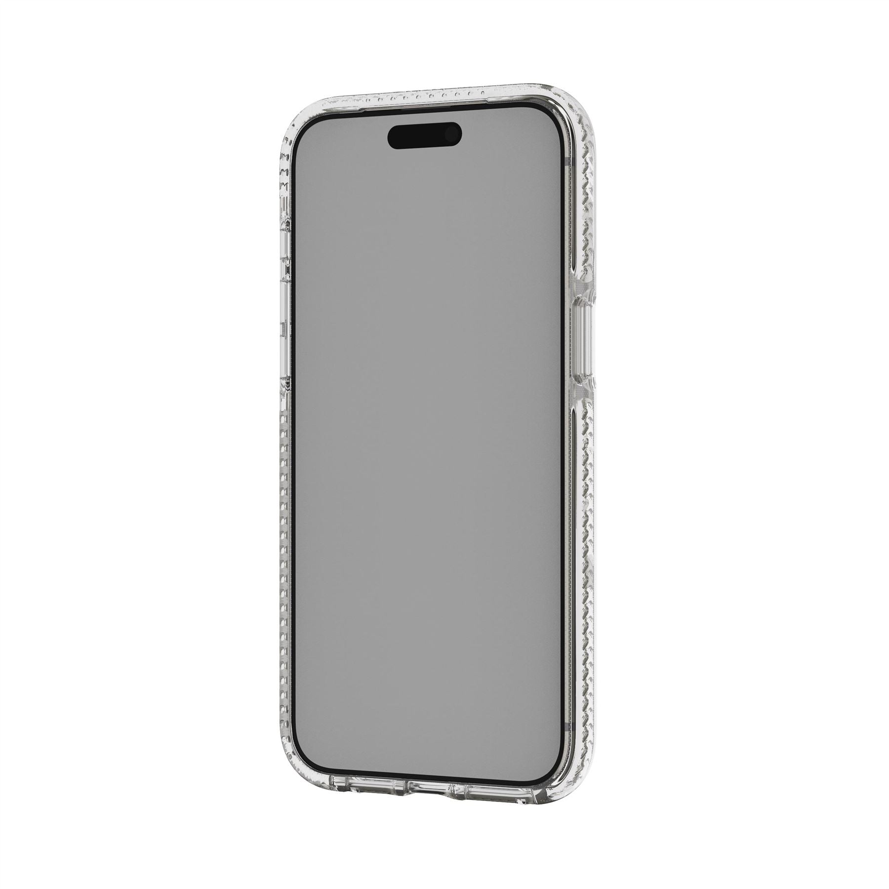 Tech21 EvoCrystal iPhone 15 Pro Max MagSafe Hülle White Titanium klar