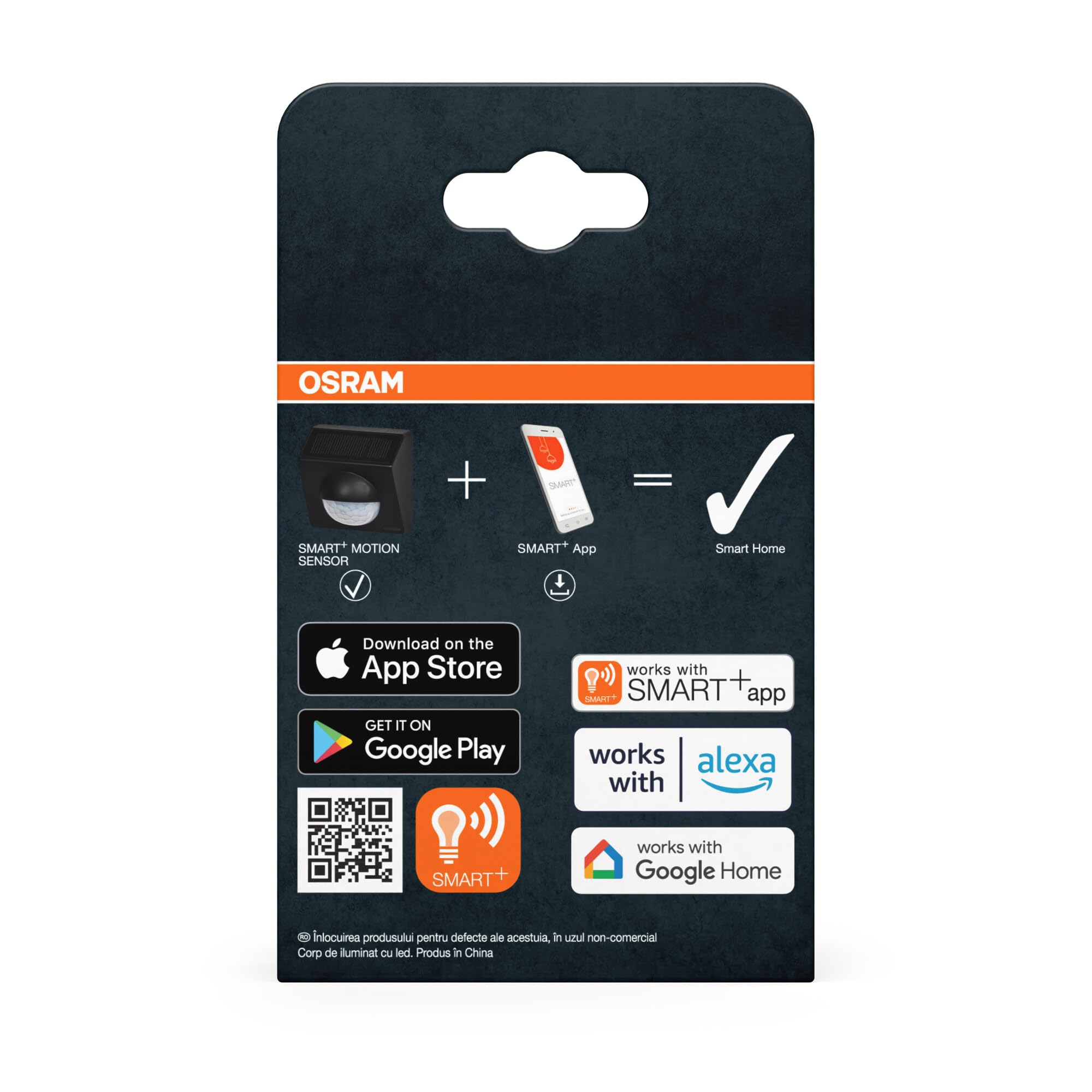 ams OSRAM SMART+ Bewegungsmelder Aussen Dunkelgrau Solar IP65