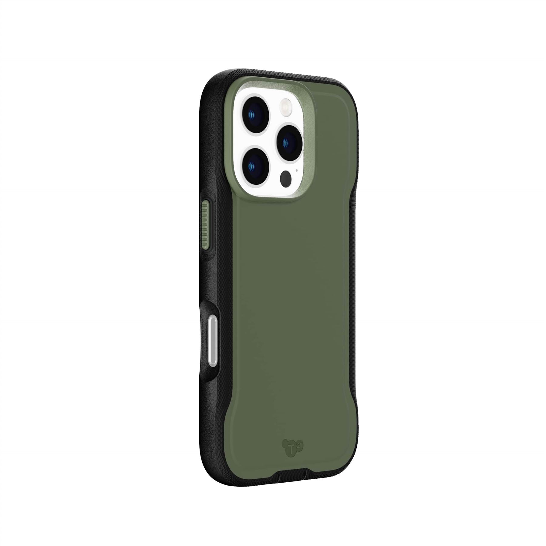 Tech21 EvoPro iPhone 16 Pro Handyhülle MagSafe Khaki Fallschutz