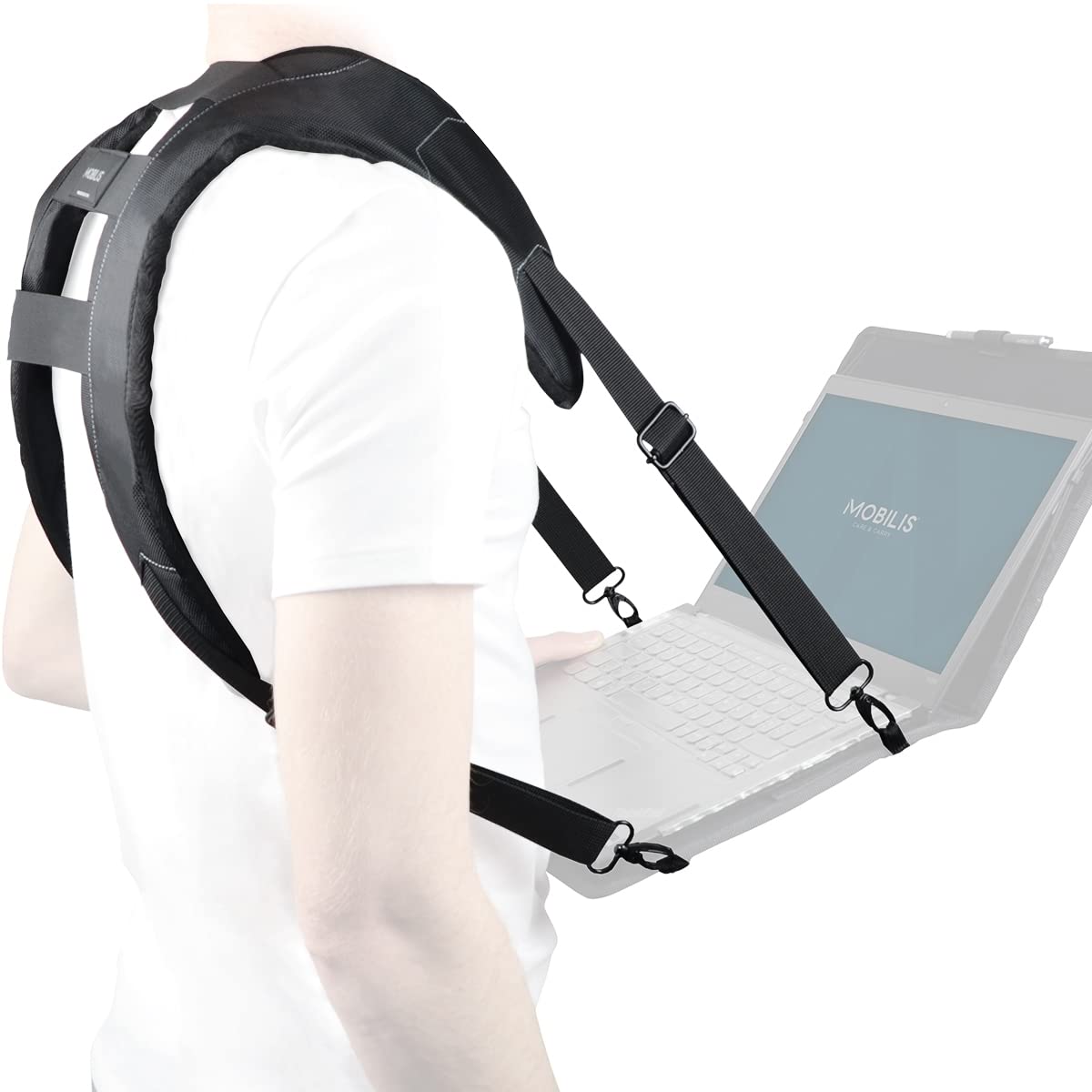 MOBILIS Tragegurt Laptop Tablet 4-Punkt 100-140 cm
