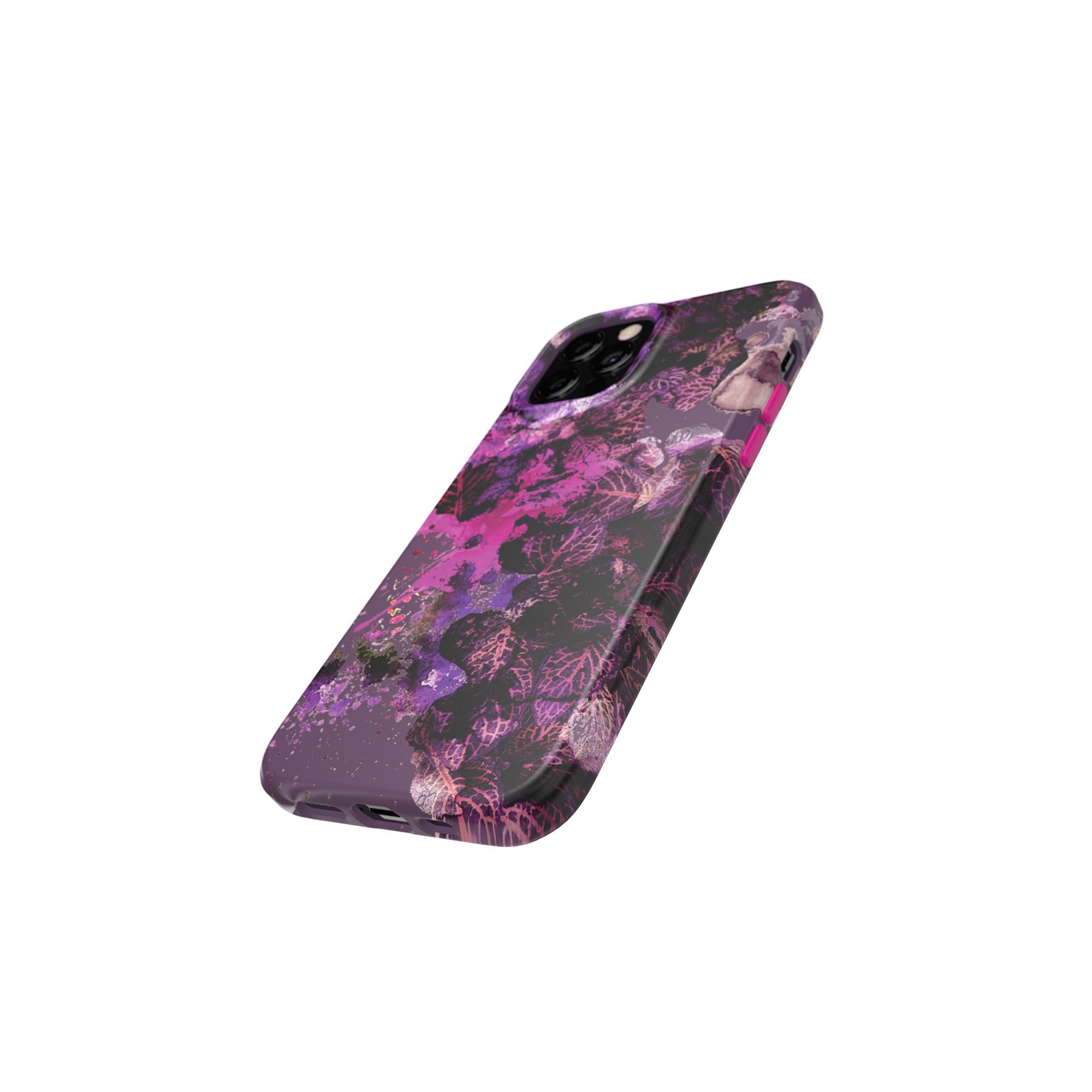 Tech21 Eco Art iPhone 12/12 Pro Hülle Pink-Lila Fallschutz
