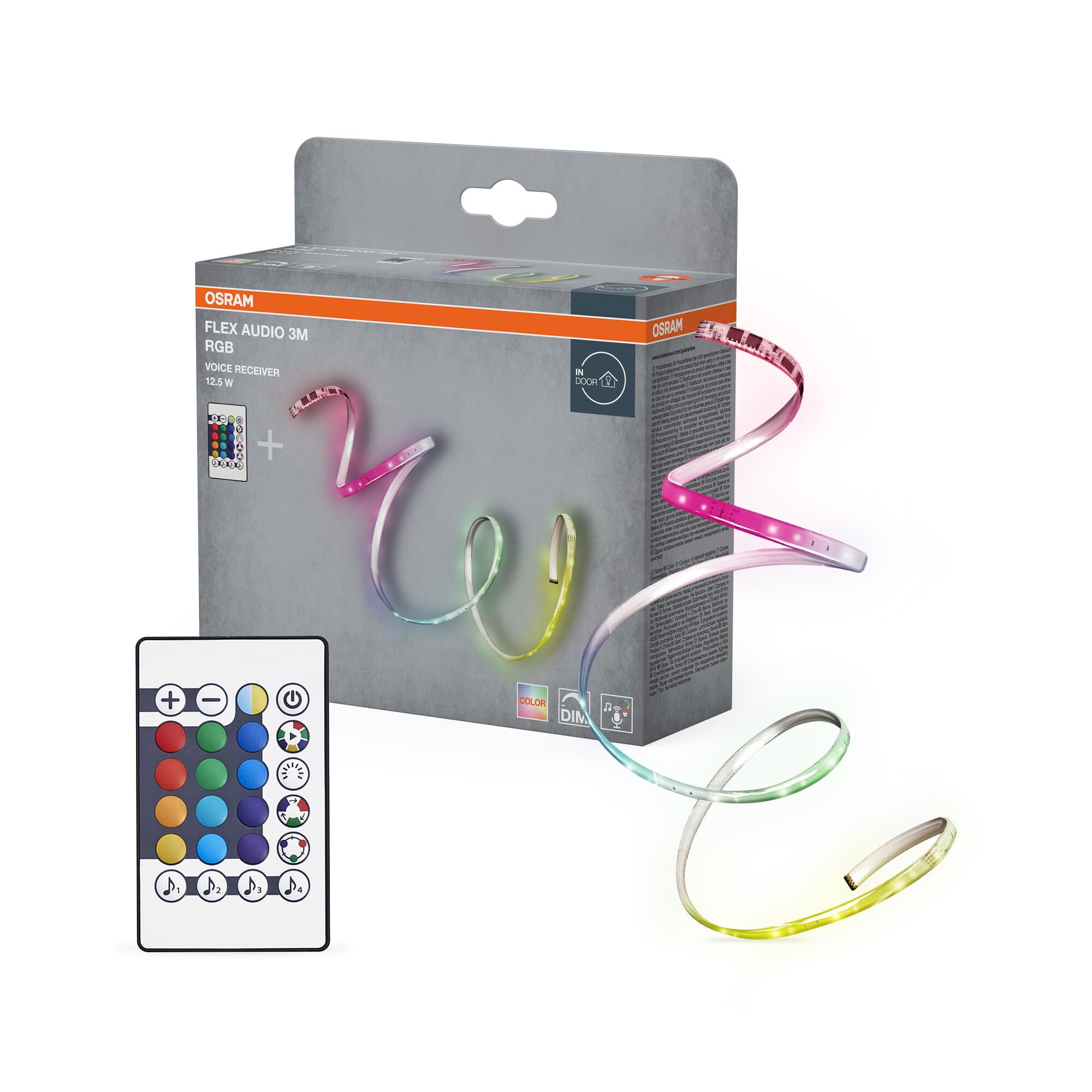 OSRAM SMART+ FLEX Audio LED-Streifen 3m RGB Musik