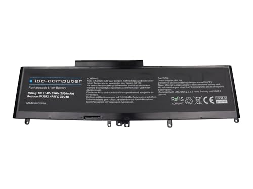 IPC-Computer Akkus G9G1H Laptop Akku 63Wh schwarz