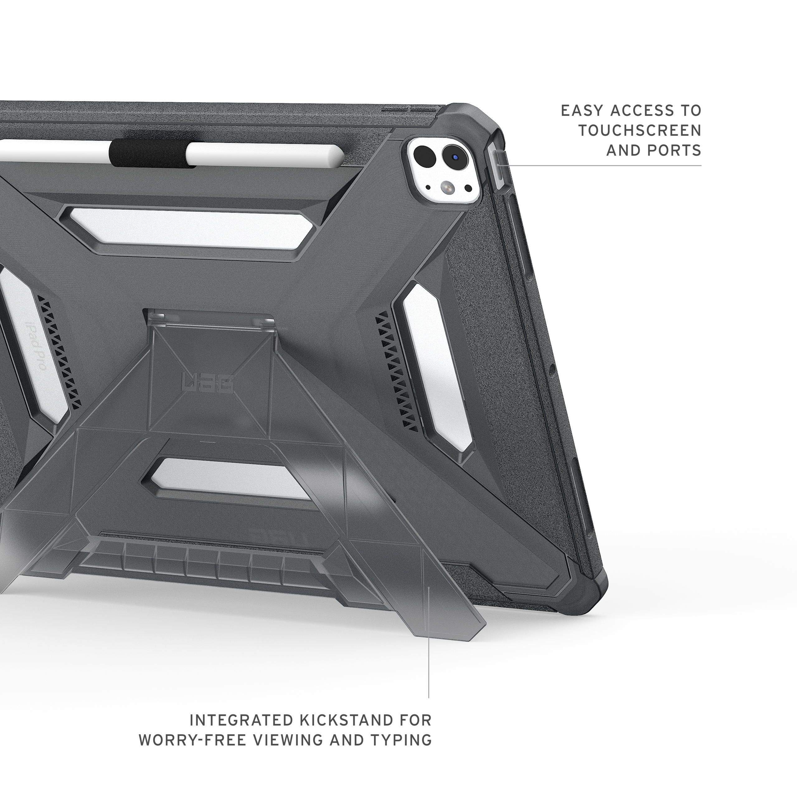 UAG Scout Plus Tablet Hülle iPad Pro 13 M4 2024 mit Ständer