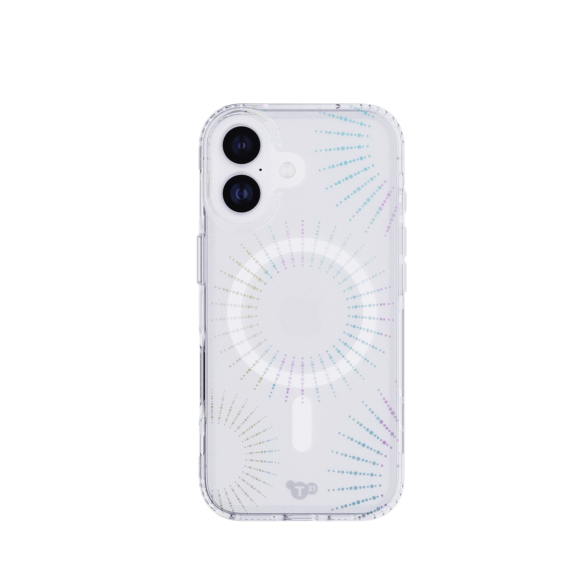 Tech21 EvoSparkle MagSafe iPhone 17 Hülle Lunar Glitzer