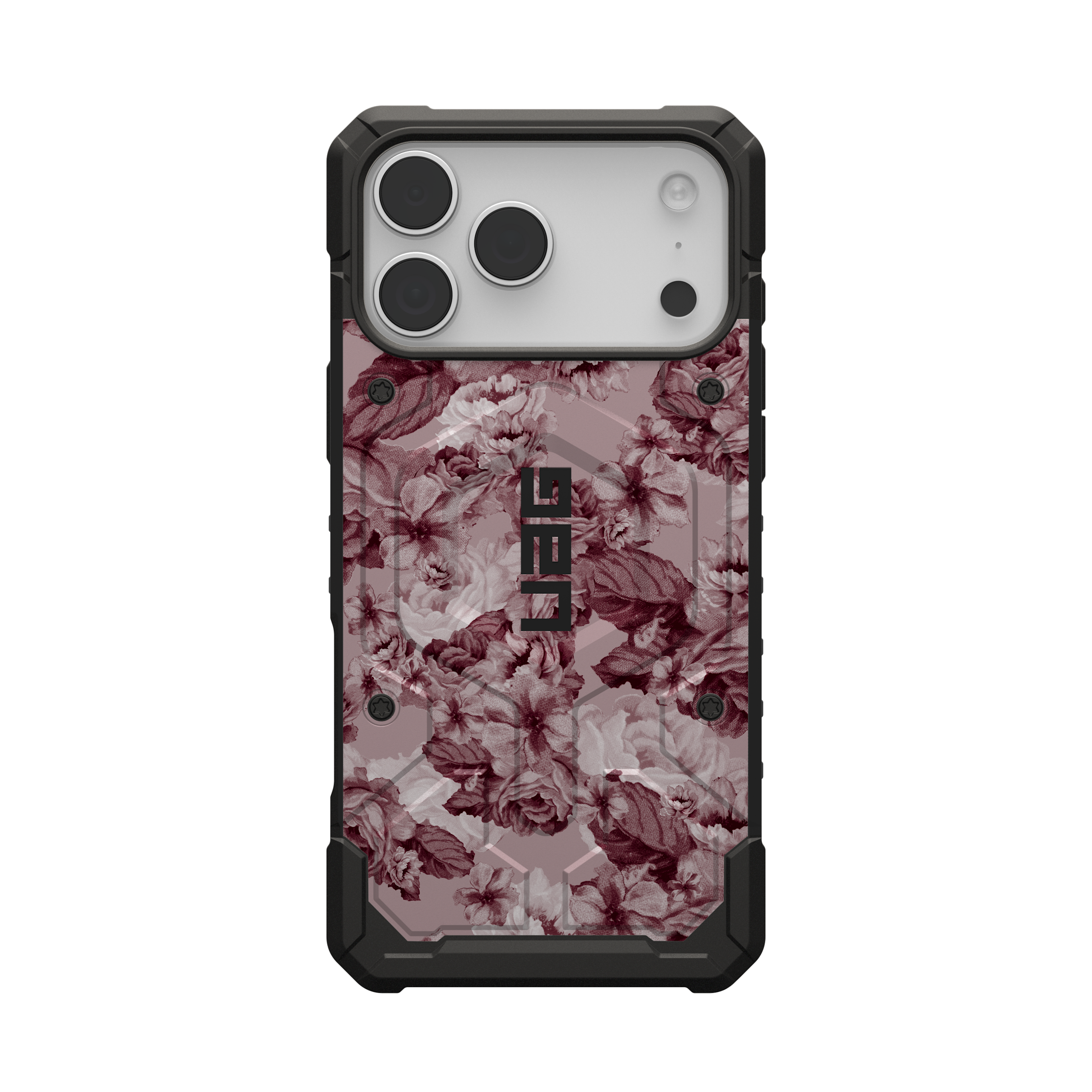 UAG Pathfinder iPhone 17 Pro Max MagSafe Hülle Floral Merlot