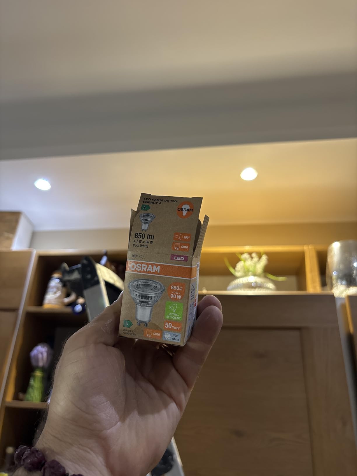 OSRAM SMART+ LED PAR16 90W-Ersatz Spot GU10 Kaltweiß 100°