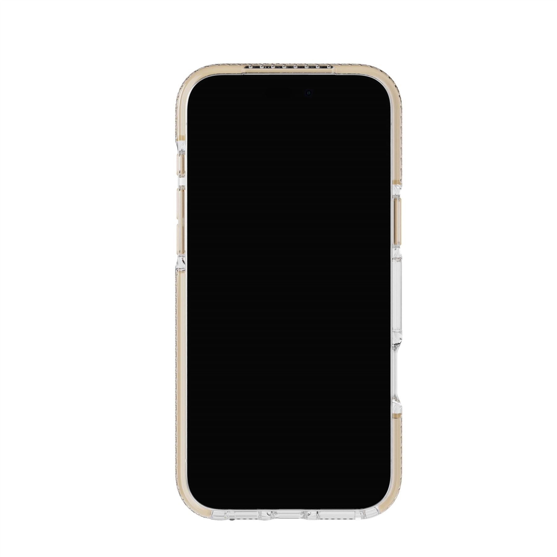 Tech21 EvoCrystal iPhone 16 Pro Max Handyhülle Gold klar MagSafe