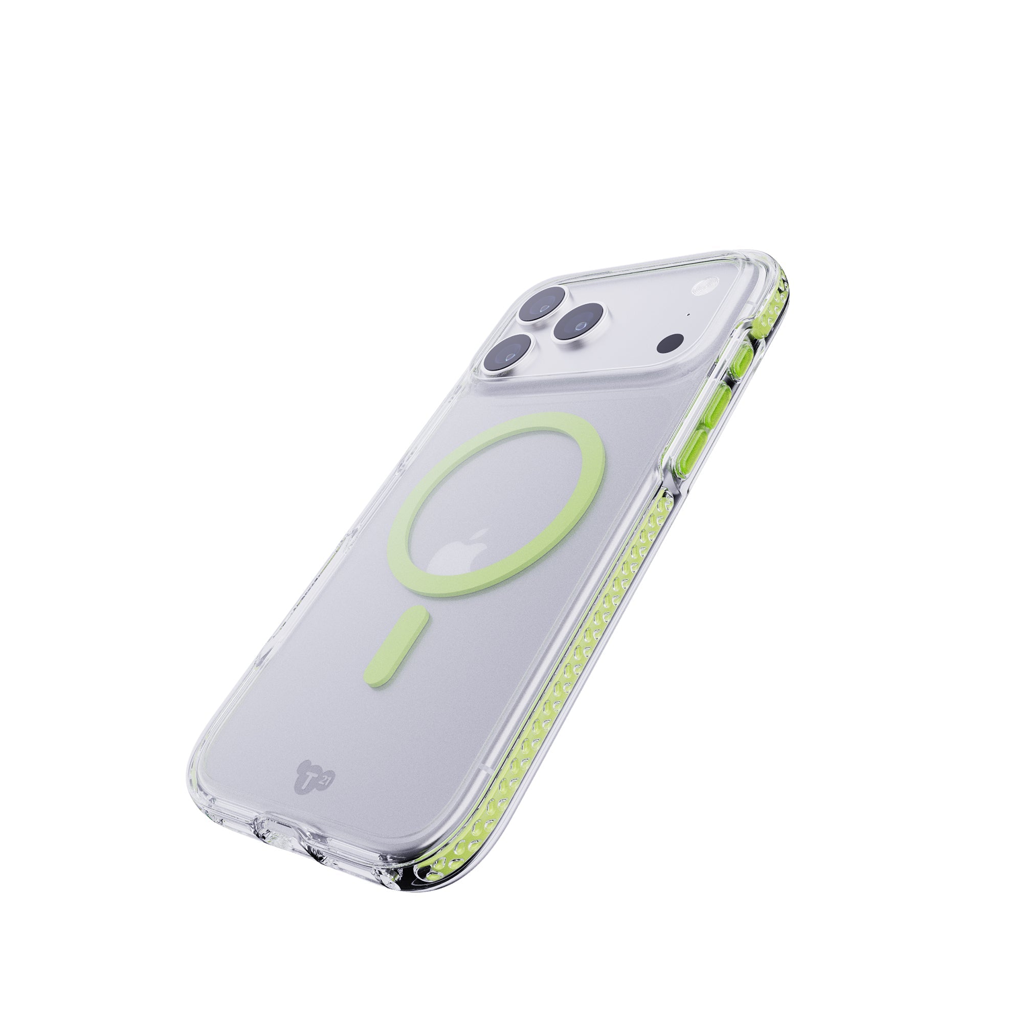 Tech21 EvoCrystal iPhone 17 Pro Max Handyhülle Green Glow MagSafe
