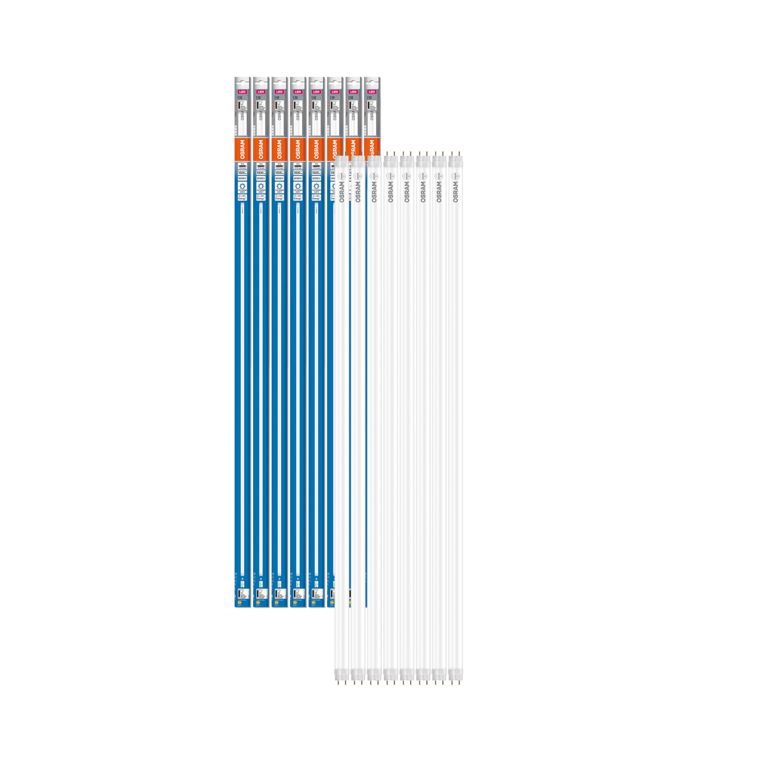OSRAM SMART+ LED-Röhre 0,6m G13 6500K 8er Pack