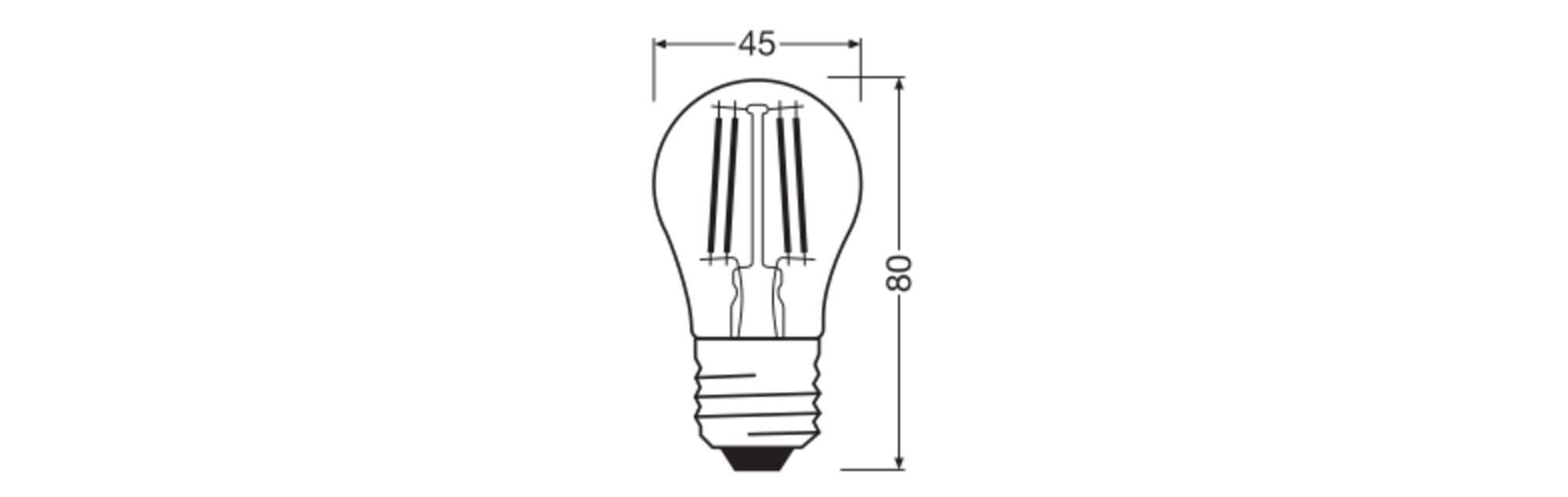 OSRAM Superstar Classic P LED Filament E27 4000K 1er