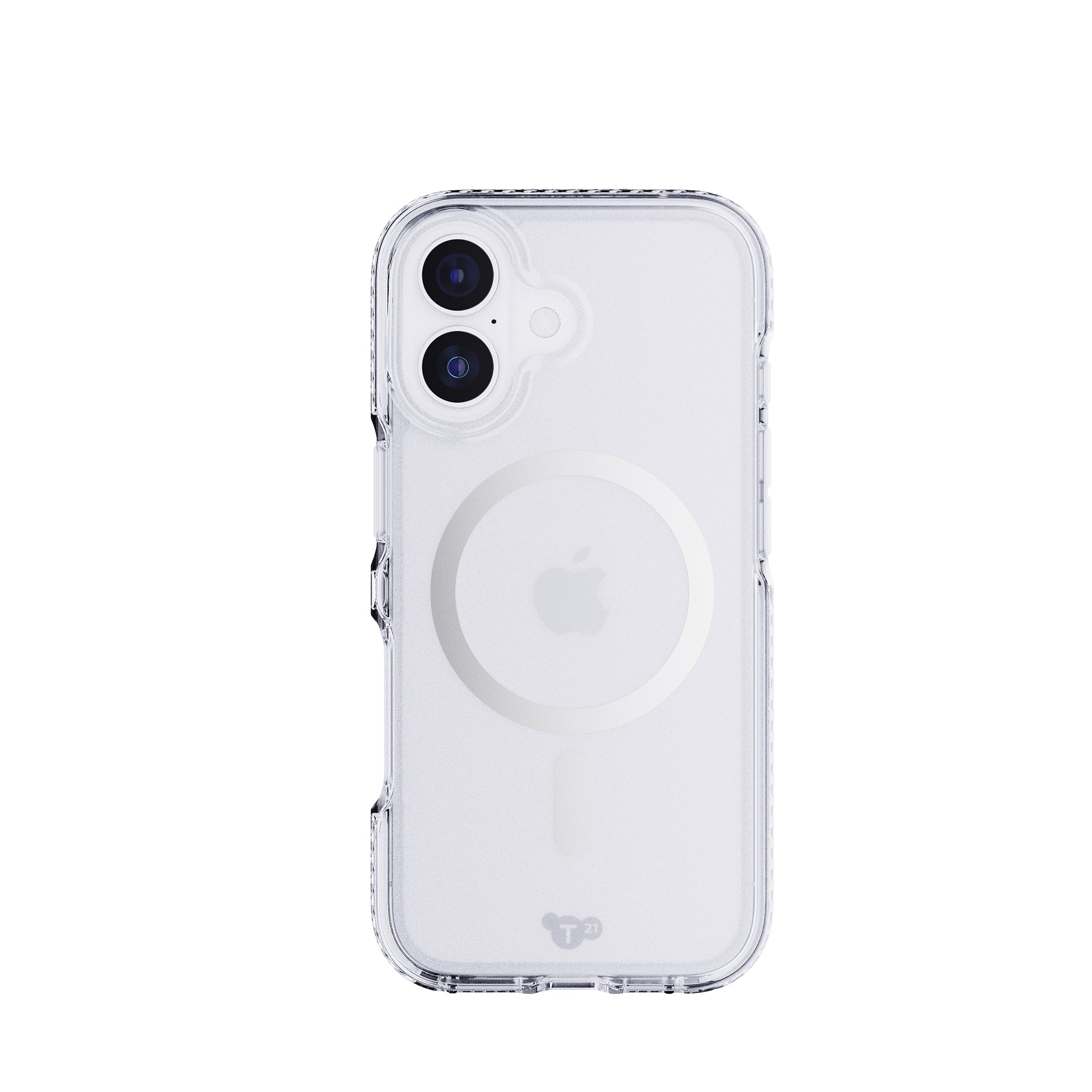 Tech21 EvoCrystal iPhone 17 Hülle Metallic Silver MagSafe