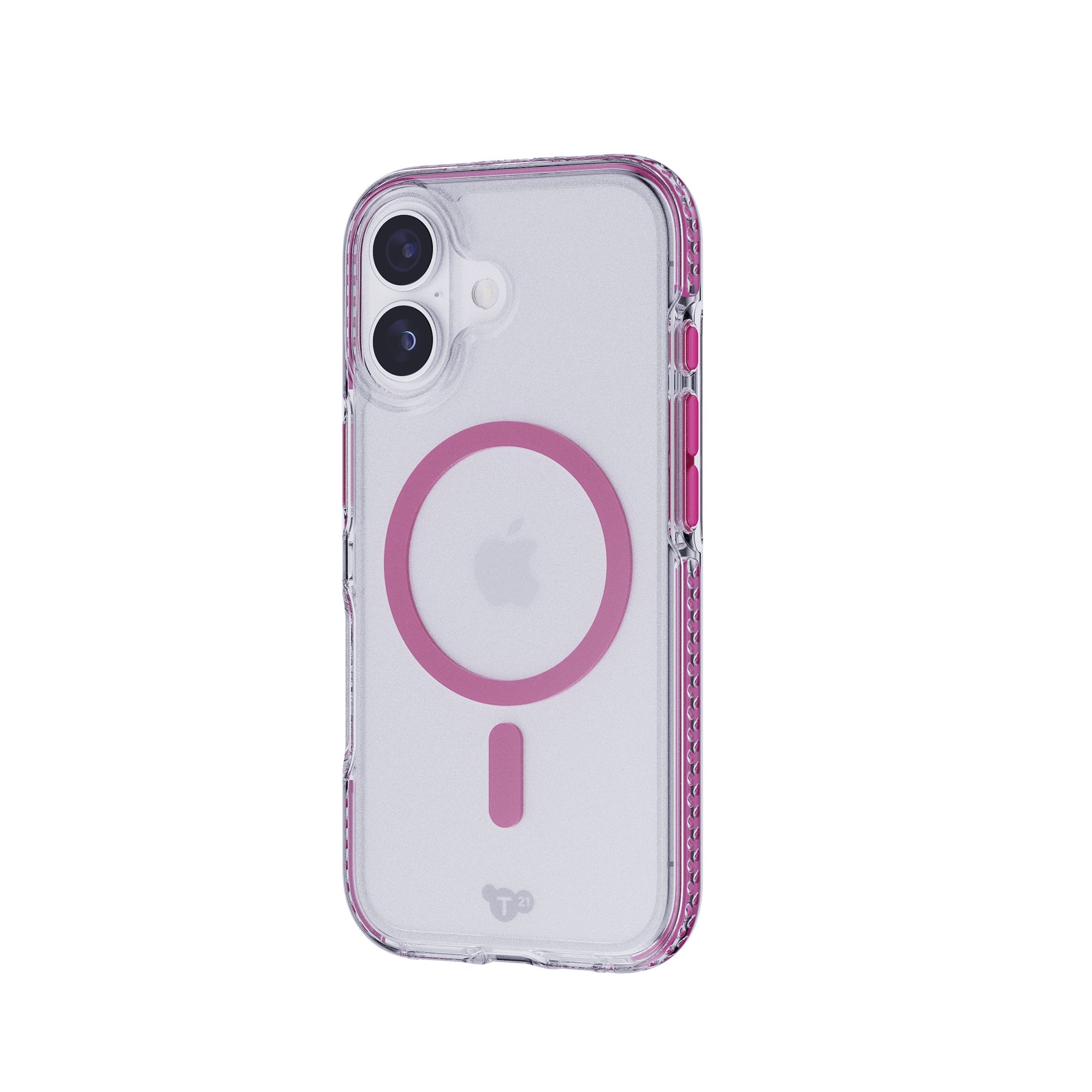 Tech21 EvoCrystal iPhone 17 Hülle MagSafe Cyber Pink Klar