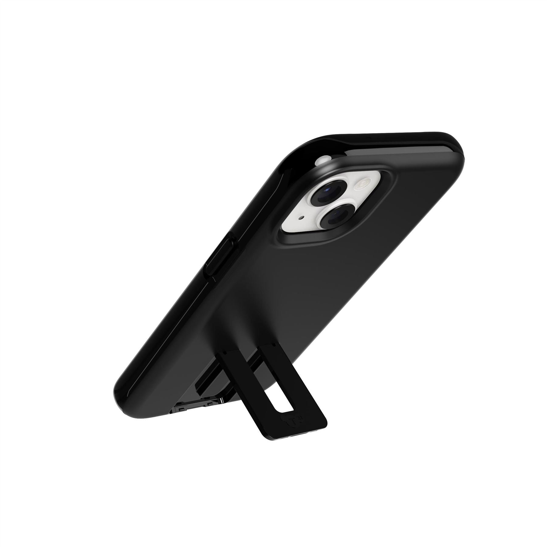 Tech21 EvoCrystal Kick iPhone 15/14/13 Hülle schwarz MagSafe
