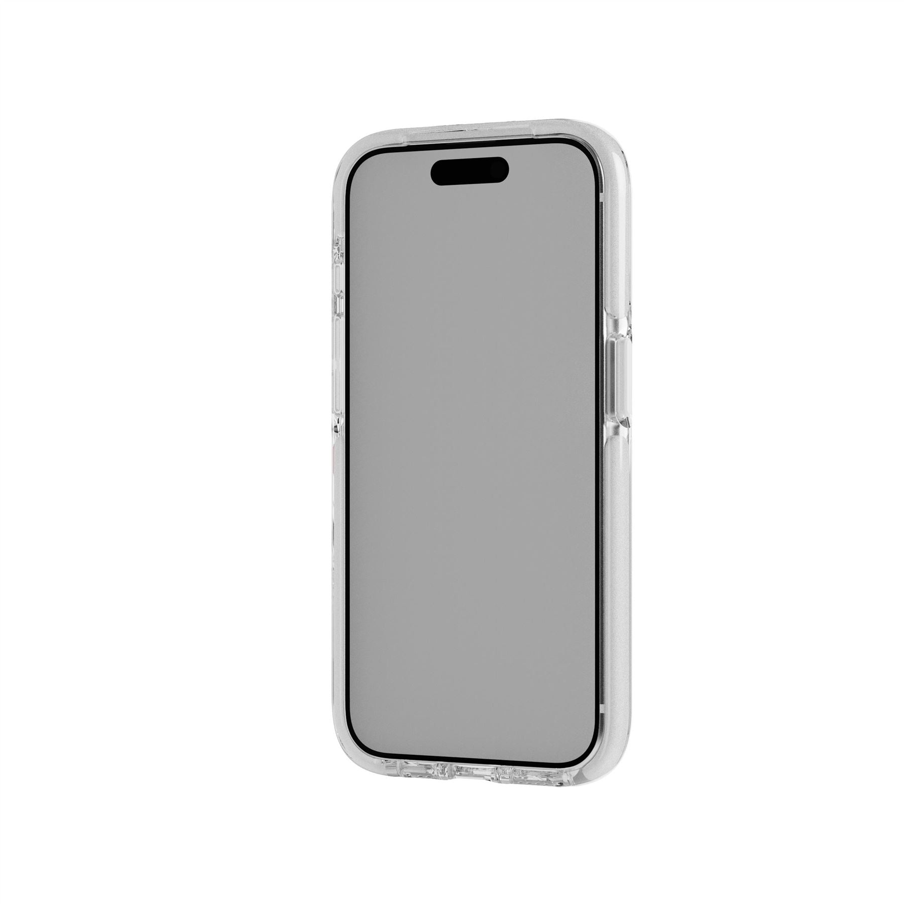 Tech21 EvoCrystal Kick iPhone 15 Pro Handyhülle Weiß MagSafe