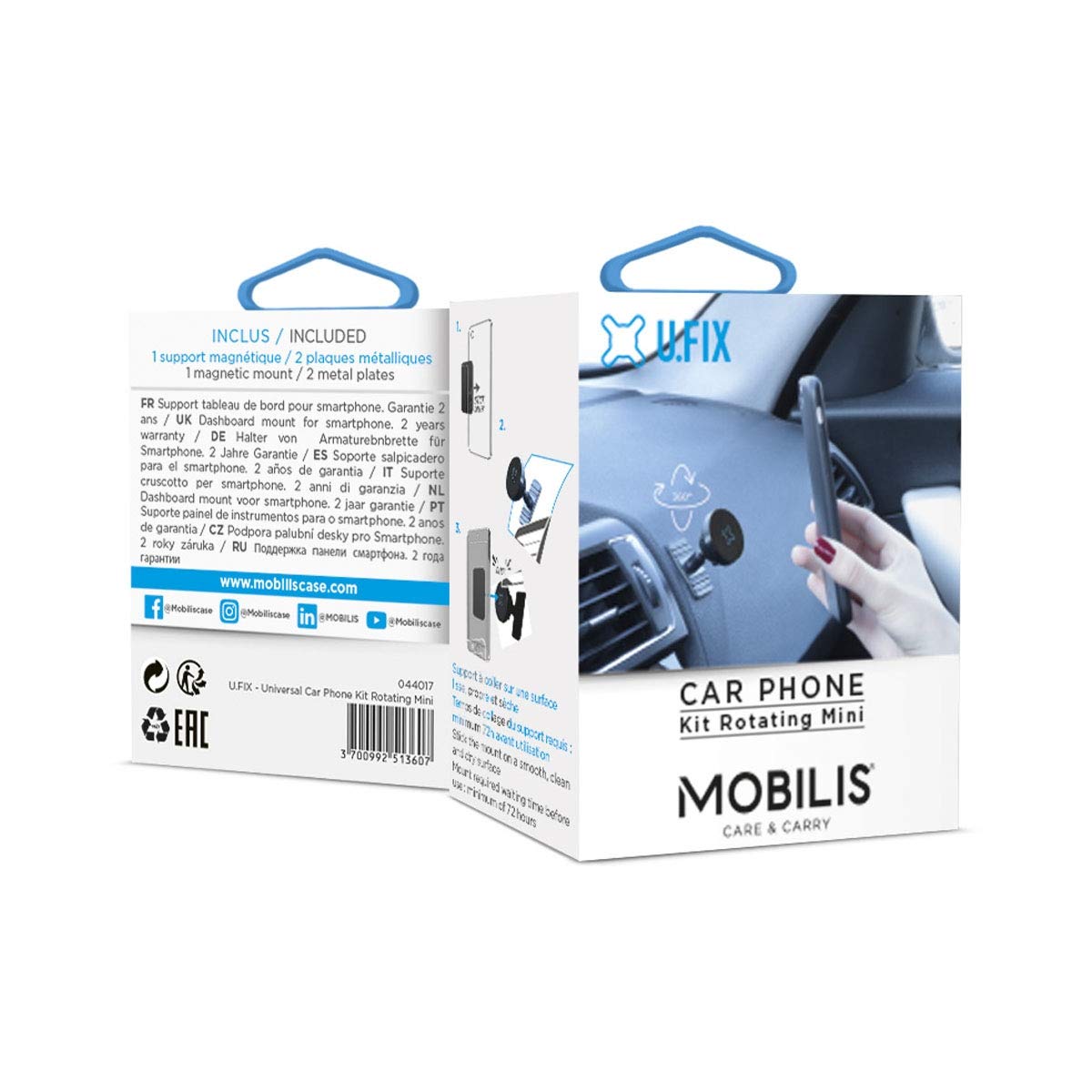 Mobilis U.Fix Mini Autohalter Handy universell drehbar