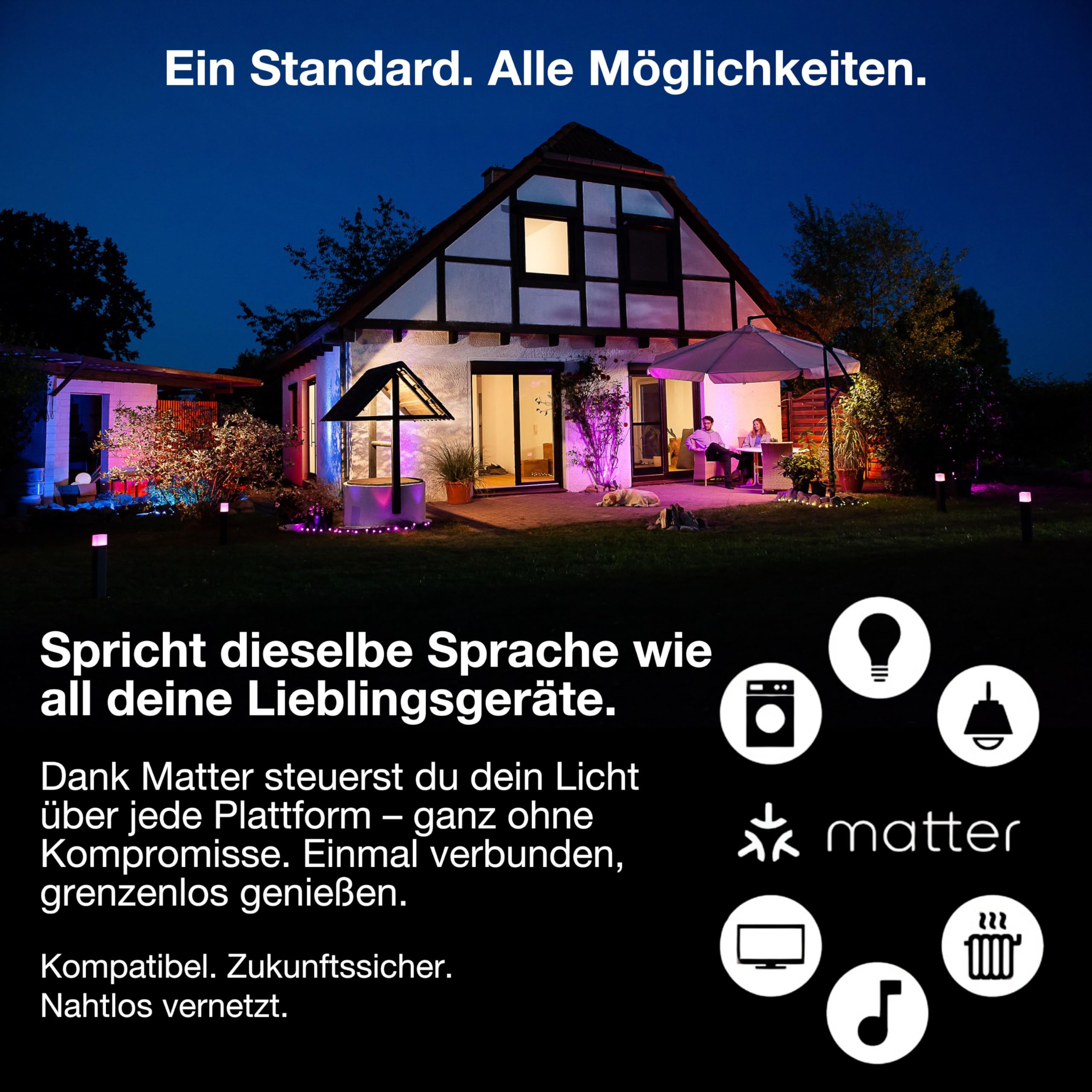 OSRAM SMART+ MATTER FLEX LED-Streifen RGBTW 1m Erweiterung