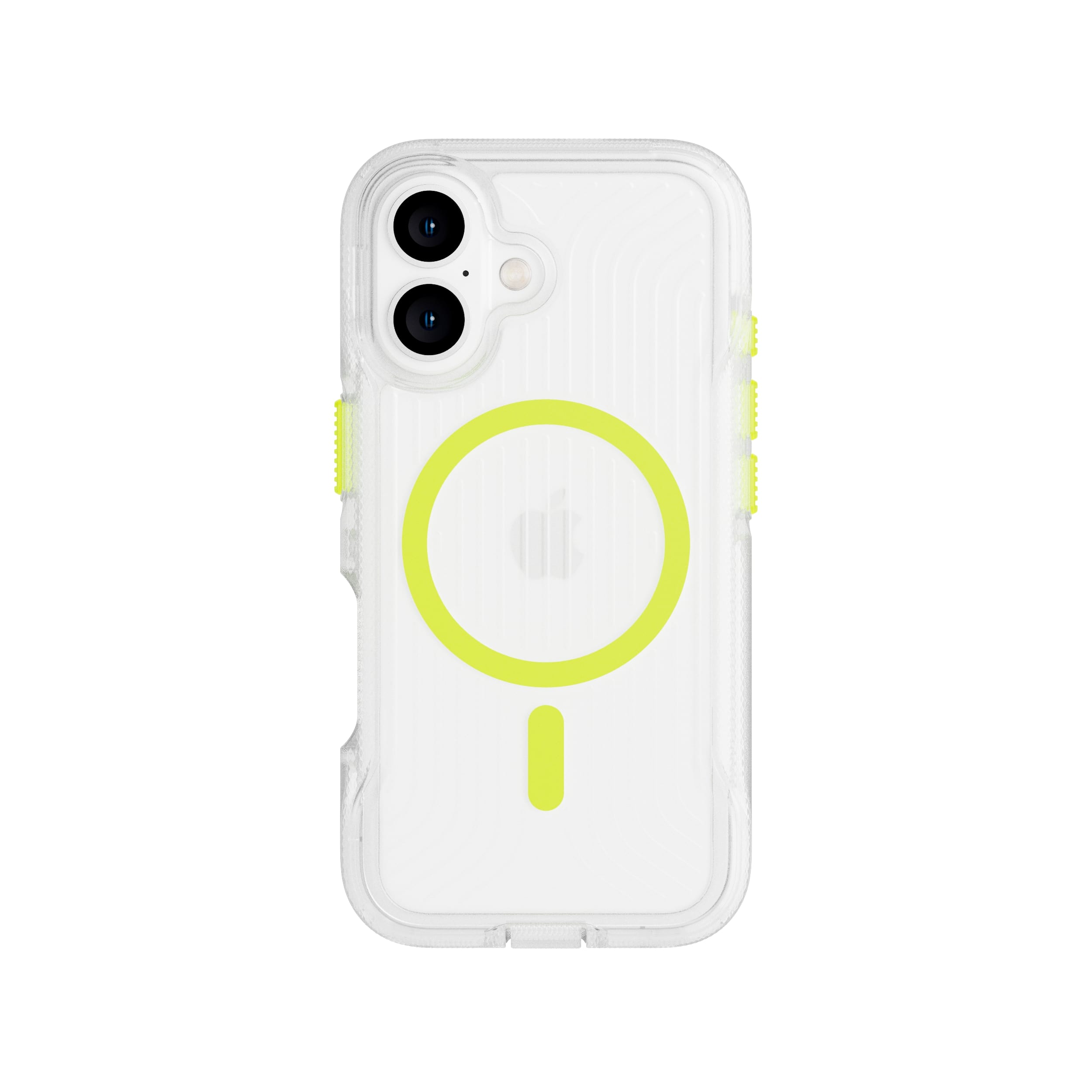 Tech21 FlexPro iPhone 16 Hülle MagSafe Neon Green Glow