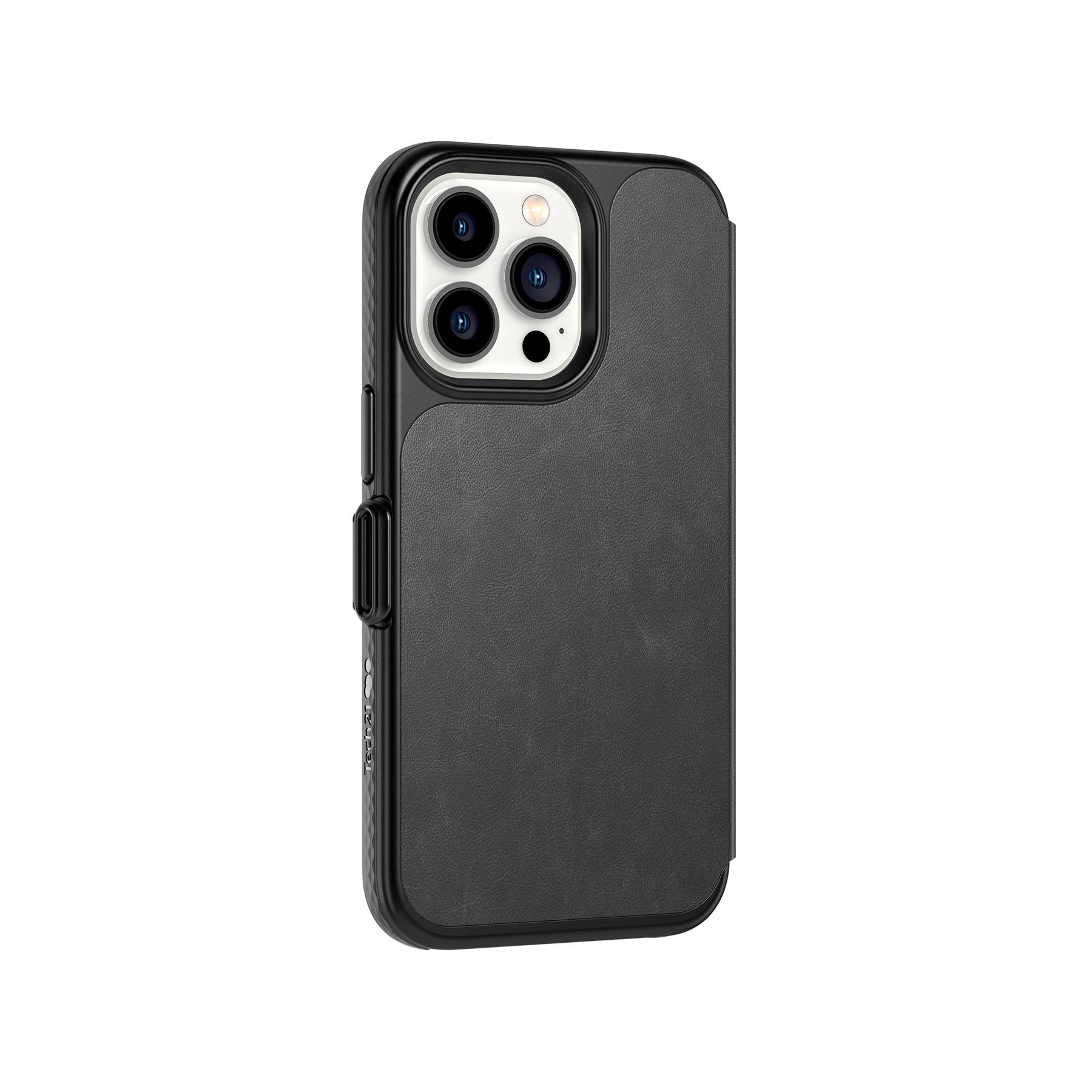 Tech21 Evo Wallet iPhone 13 Pro Hülle schwarz Kartenfach
