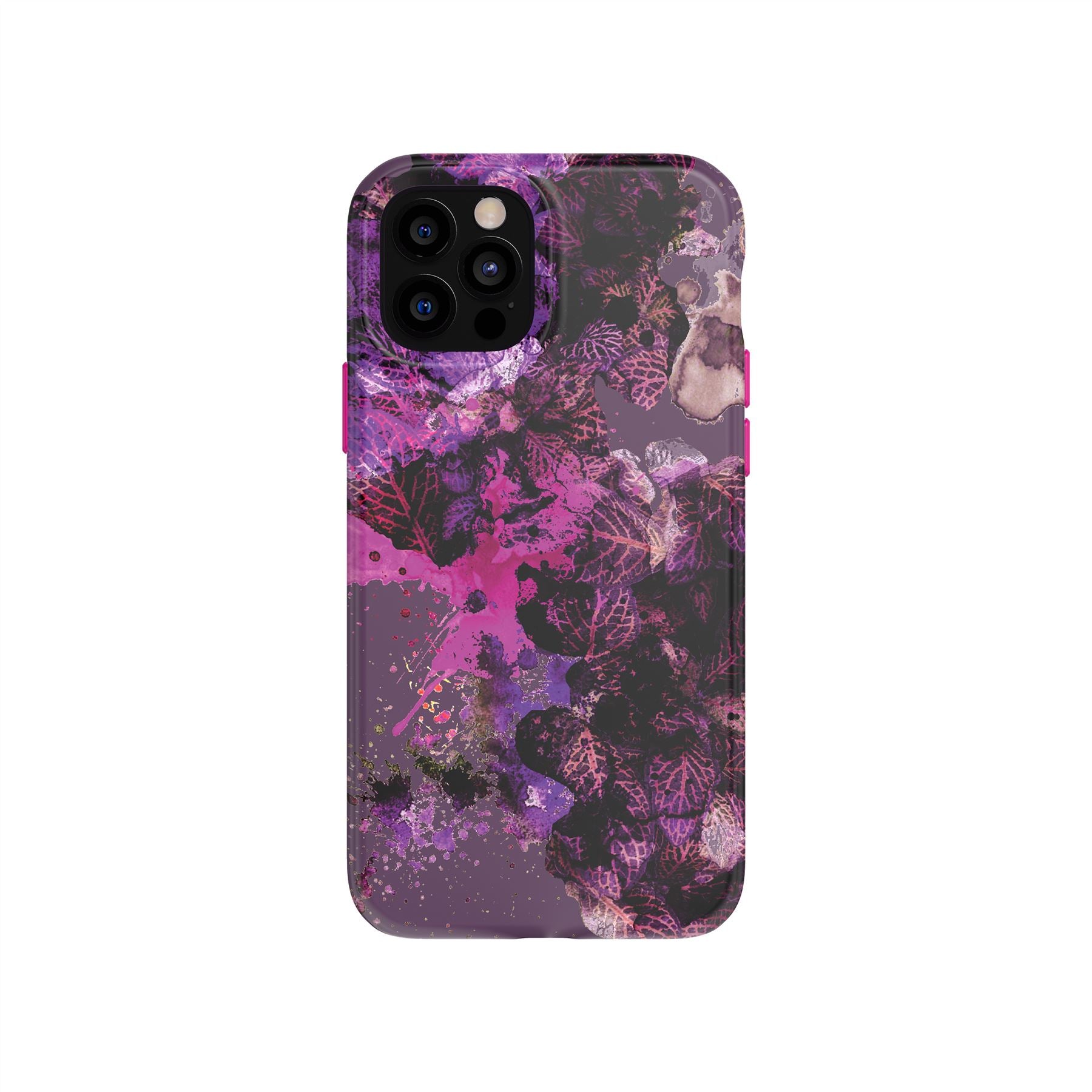 Tech21 Eco Art iPhone 12/12 Pro Hülle Pink-Lila Fallschutz