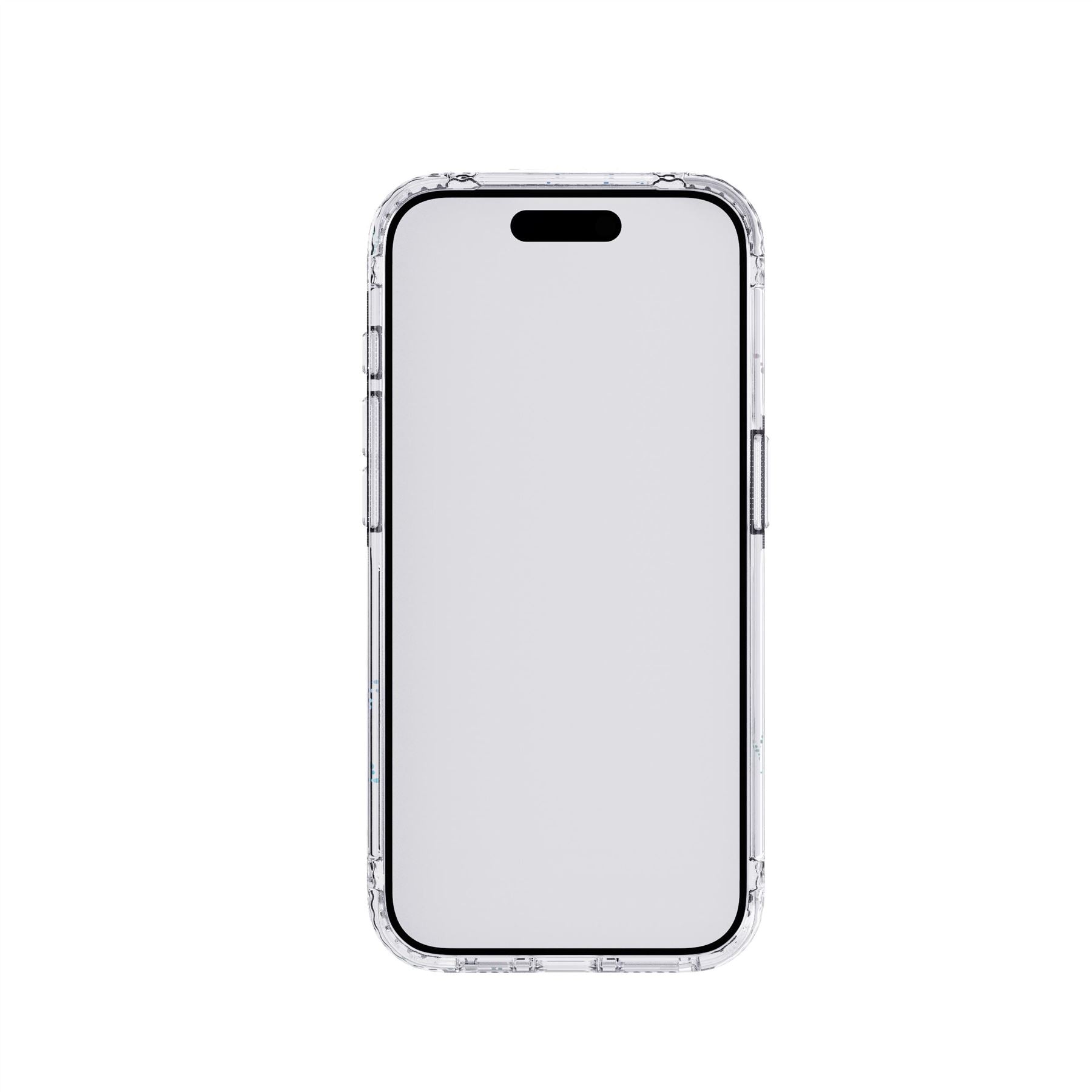 Tech21 EvoSparkle iPhone 15 Pro Hülle Lunar MagSafe Glitzer