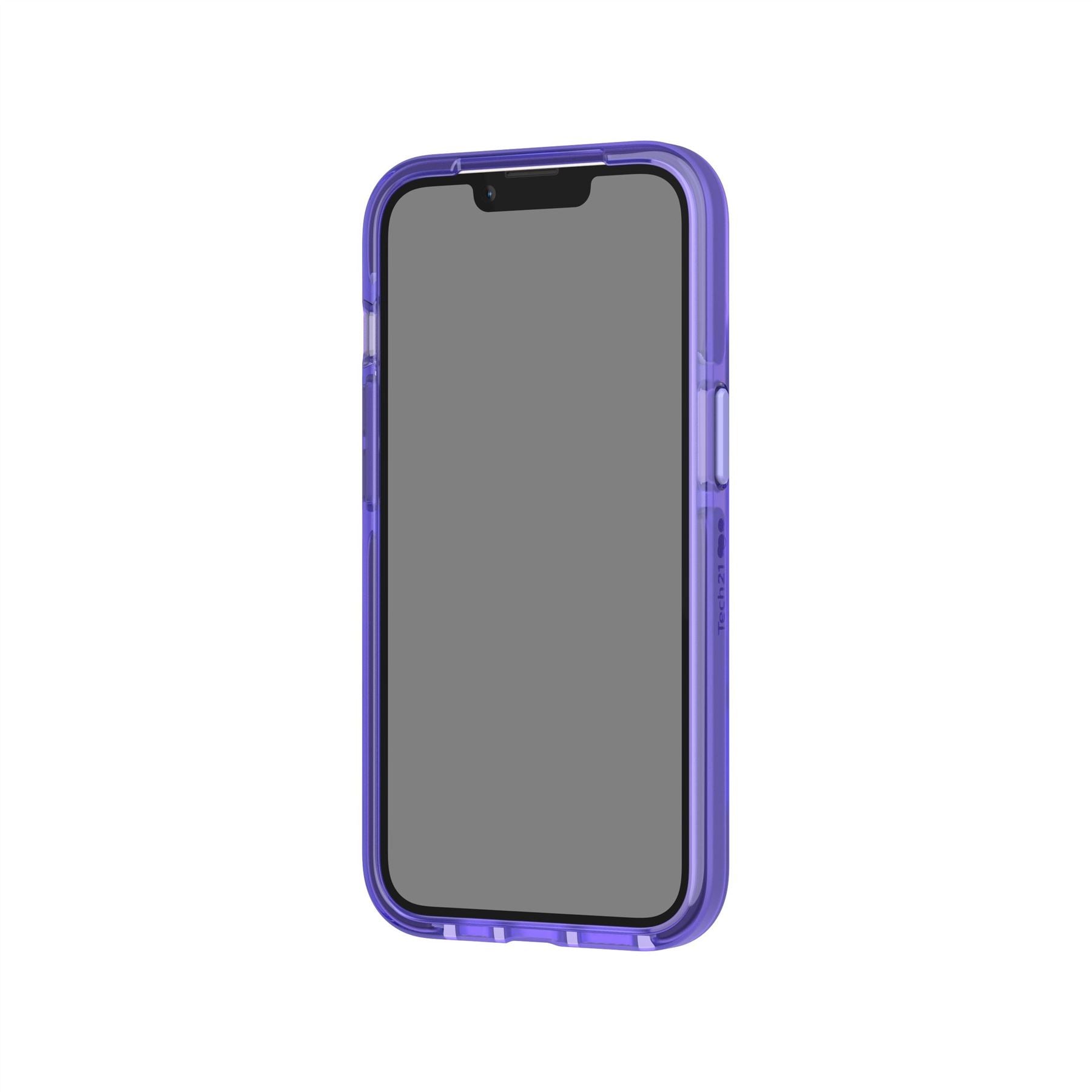Tech21 EvoCheck iPhone 13/14/15/16e Hülle Lila transparent