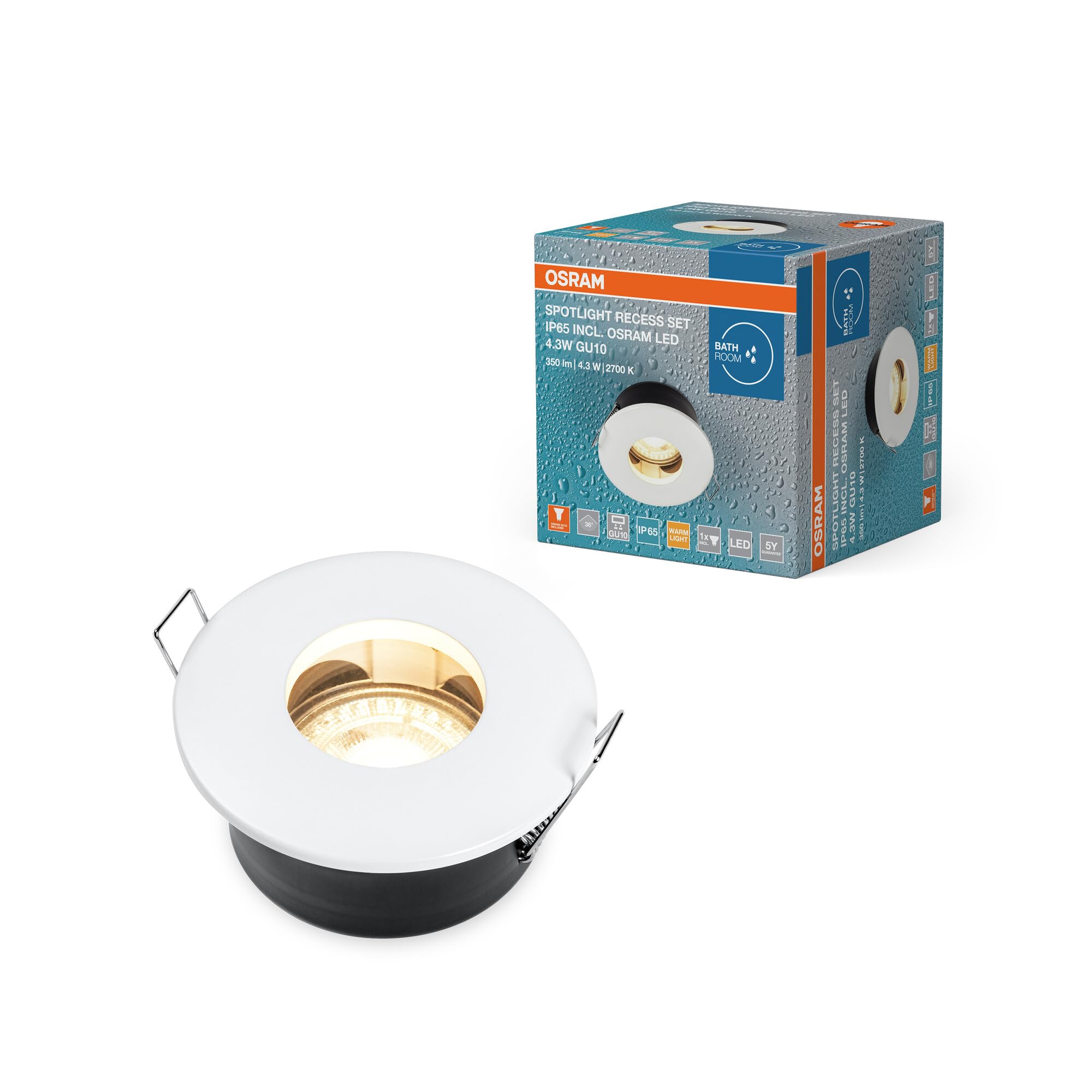 OSRAM SMART+ Einbaustrahler-Set IP20 weiß 3er-Pack dimmbar