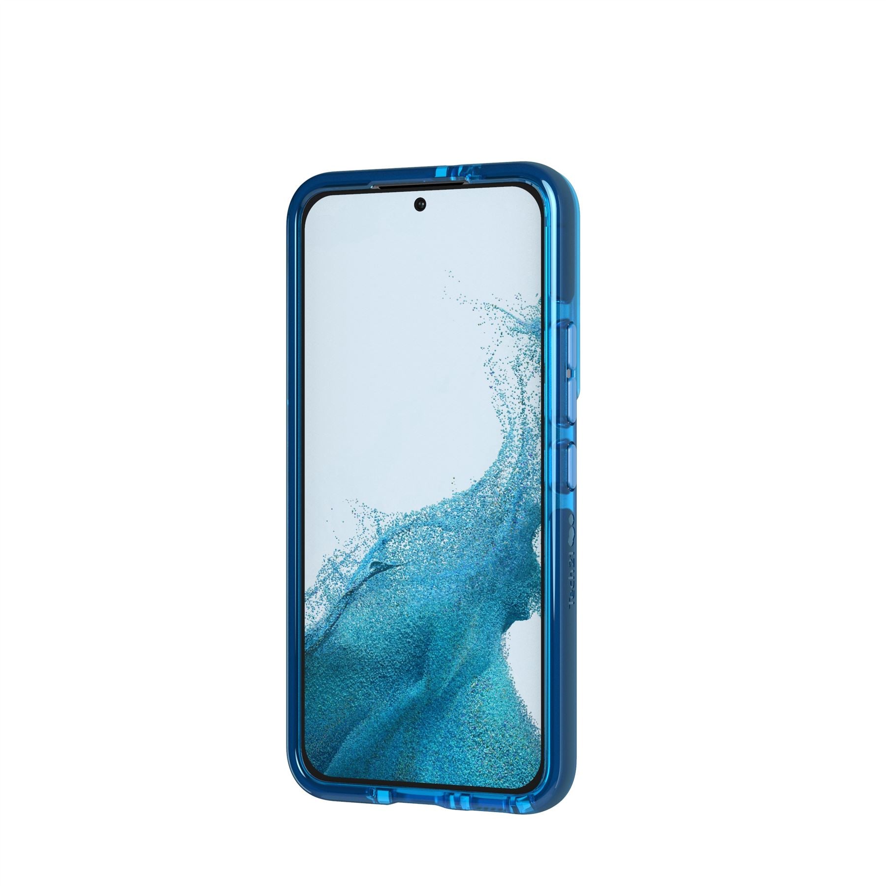 Tech21 EvoCheck Samsung Galaxy S22 Handyhülle Blau 16ft Fallschutz