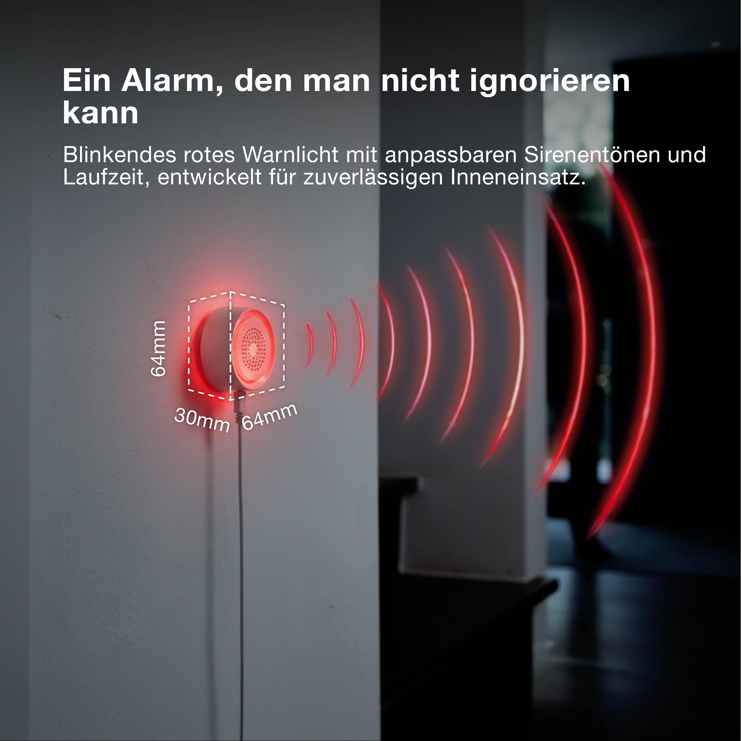 ams OSRAM SMART+ Sirene Alarmsirene WiFi 90 dB