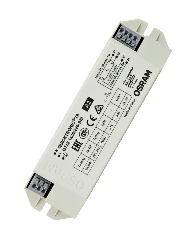 ams OSRAM POWERTRONIC QTZ8 1X36 EVG non-DIM 220-240V