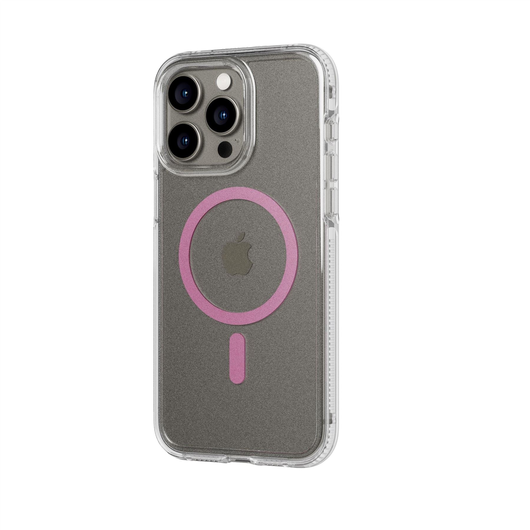 Tech21 FlexQuartz iPhone 15 Pro Max Handyhülle Pink MagSafe