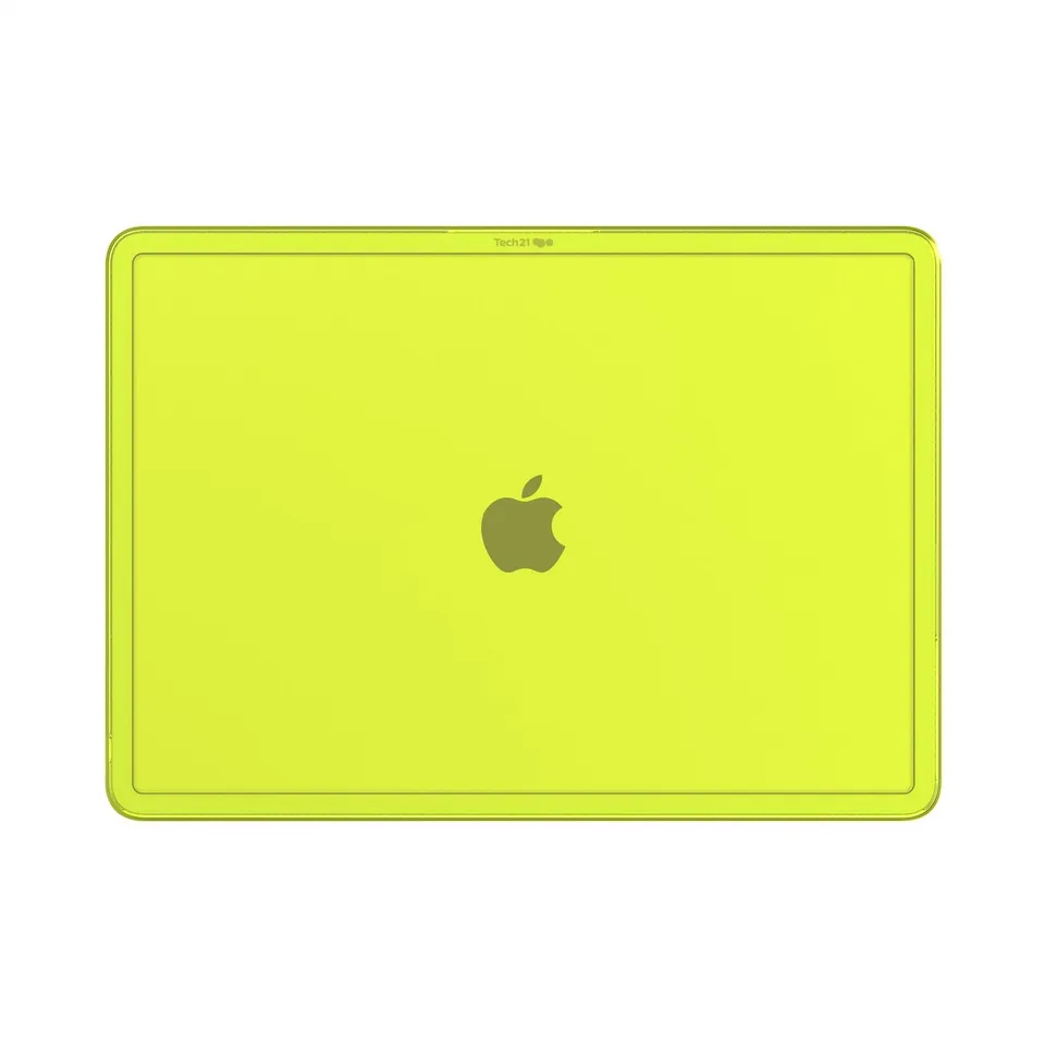 Tech21 EvoHardshell MacBook Air 13 Hülle Cyber Lime Fallschutz
