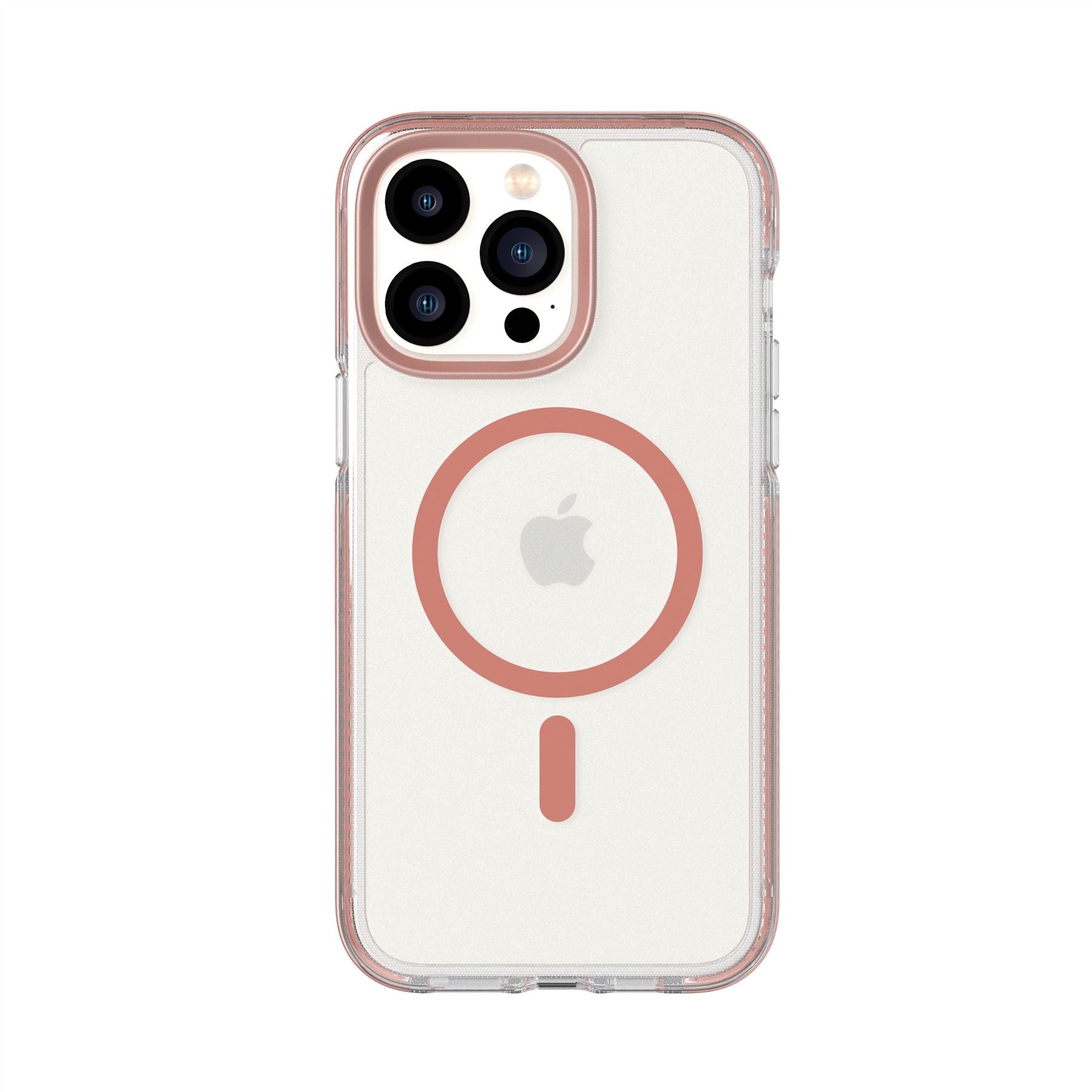 Tech21 EvoCrystal iPhone 14 Pro Max Hülle Rose Gold MagSafe