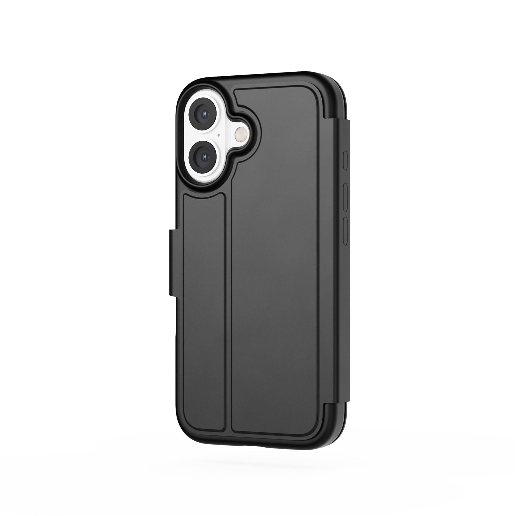 Tech21 EvoLite Wallet iPhone 16 Hülle Black Kartenfach