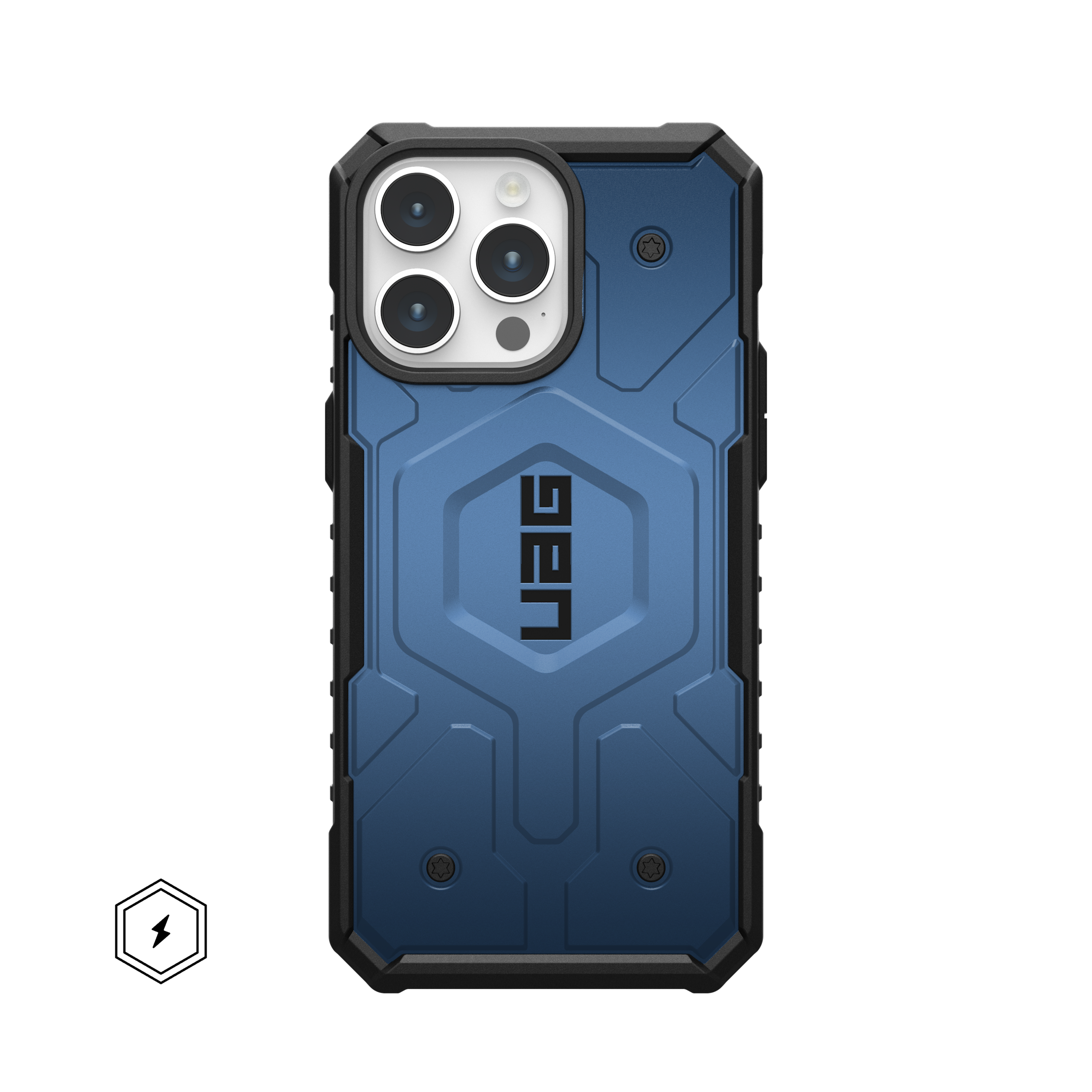 UAG Pathfinder iPhone 16 Pro Max Hülle Fades Blue MagSafe
