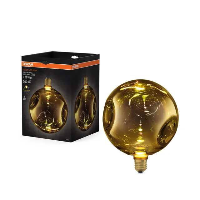OSRAM DECOR Electro Glaslampe Large gold E27 2700K