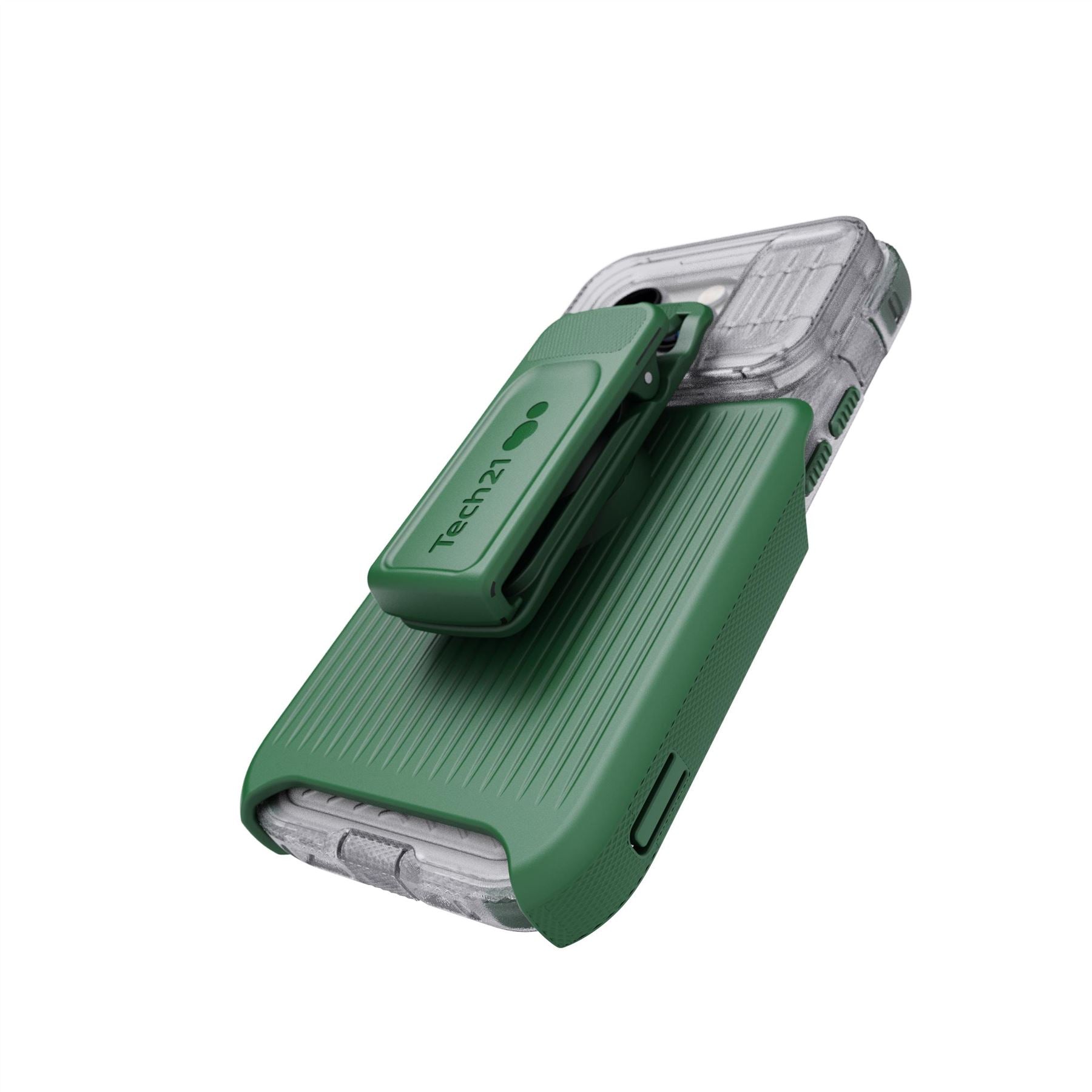 Tech21 EvoMax iPhone 14 Pro Hülle grün MagSafe stoßfest