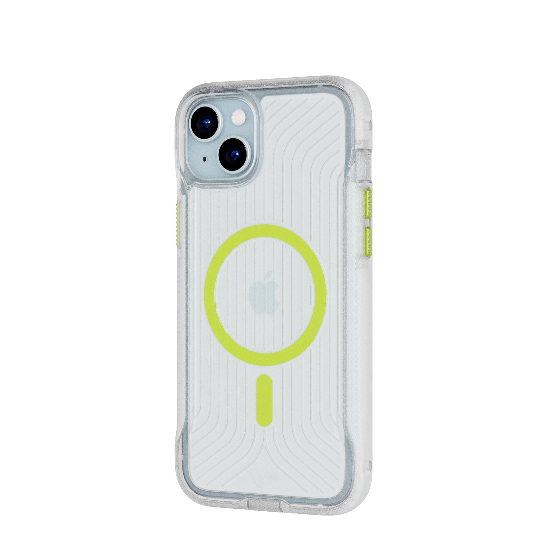 Tech21 FlexPro iPhone 15 Plus Hülle Clear Glow in the Dark MagSafe