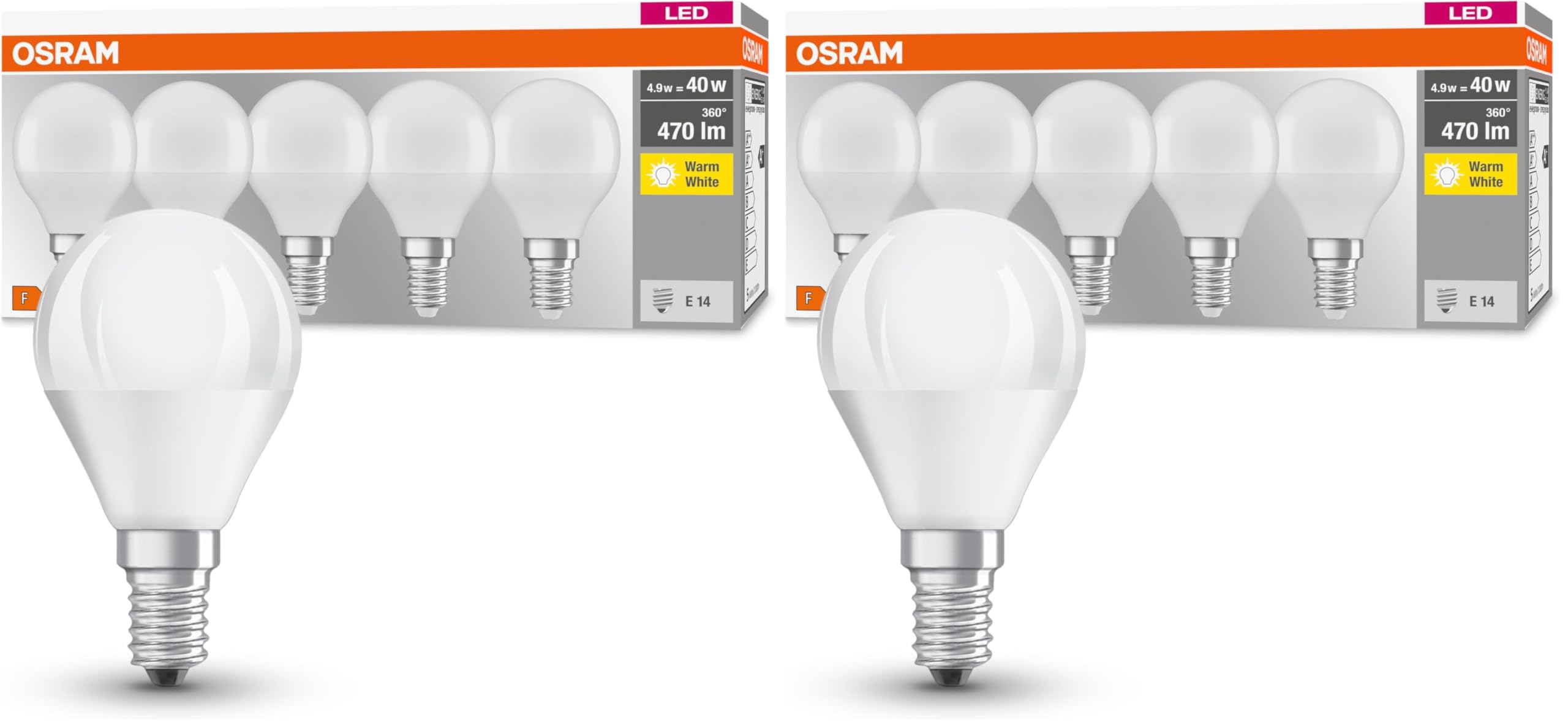 ams OSRAM SMART+ Classic B E14 LED-Kerze warmweiß 4 Stück