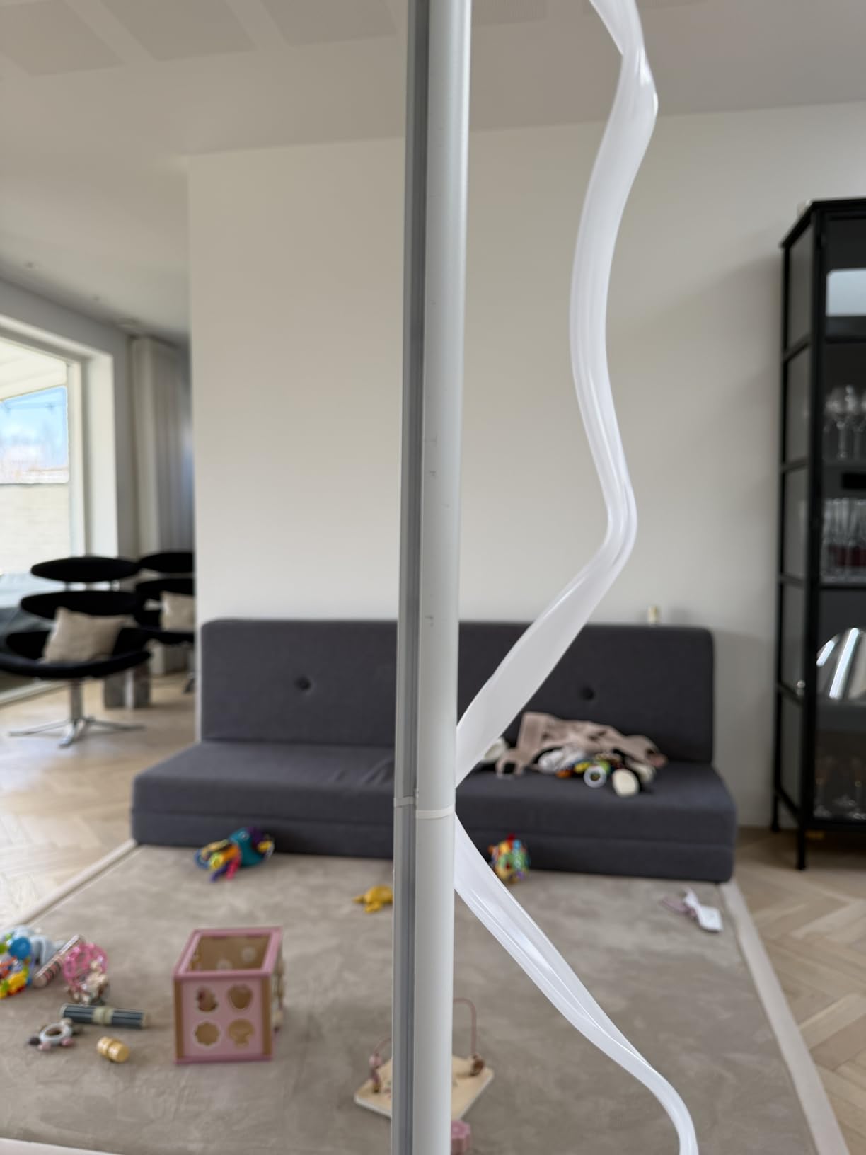 ams OSRAM SMART+ Stehleuchte 1,4m schwarz RGBW WiFi
