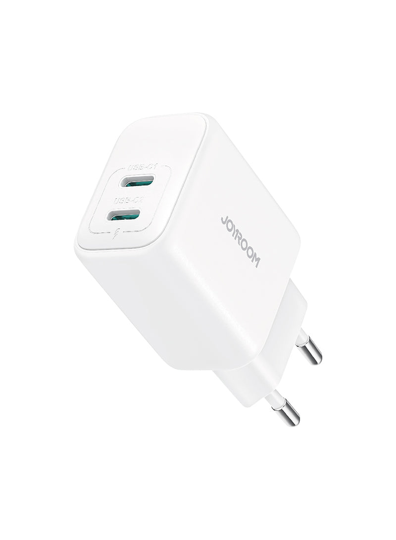 JOYROOM JR-TCF12 20W Dual USB-C Ladegerät weiß